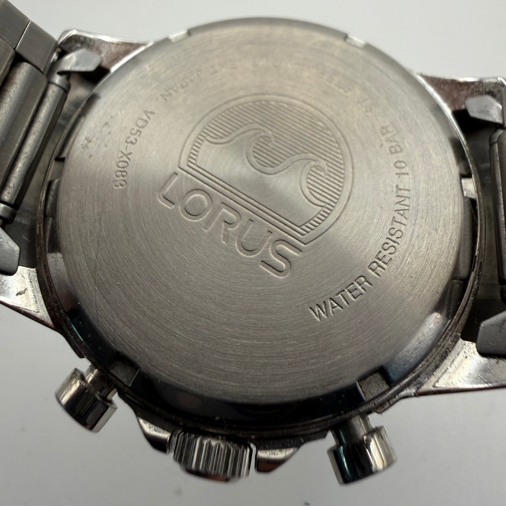 Lorus RM359CX-9 Chronograph 100m Men’s Watch | Full Set | 46mm Case | 20.5cm Bracelet- £70.00