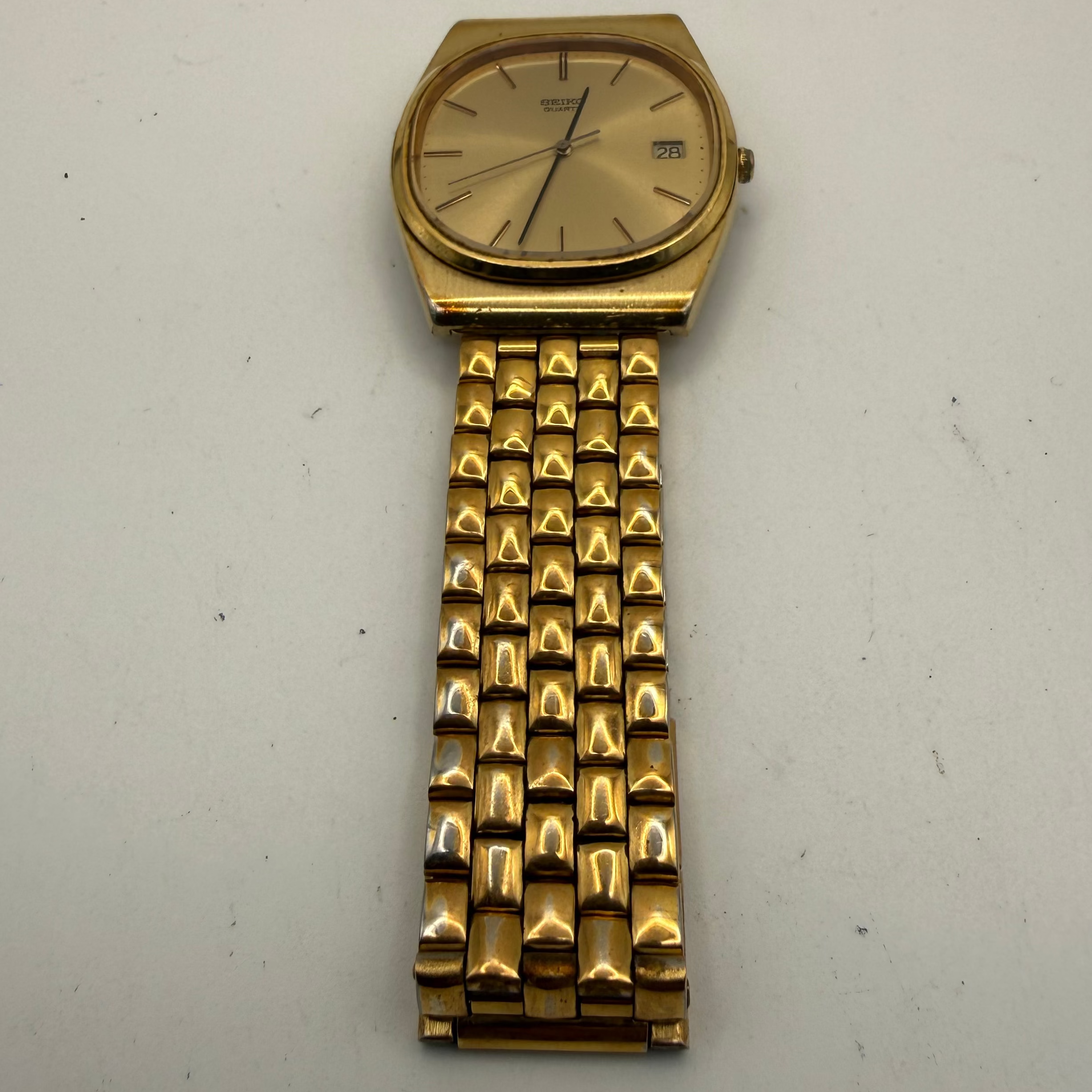 Seiko Quartz Gold Tone Vintage Dress Watch Date | Fully Tested & Working- £40.00