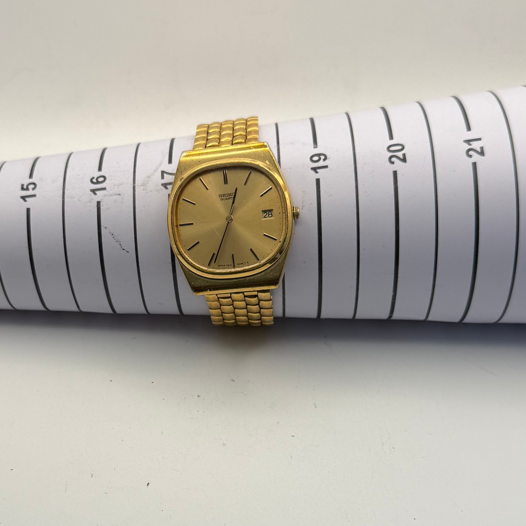 Seiko Quartz Gold Tone Vintage Dress Watch Date | Fully Tested & Working- £40.00