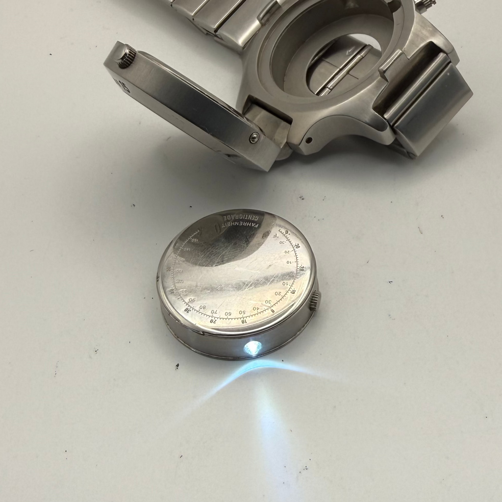 STORM Techno-Light Watch 43.5mm Stainless Steel Modular LED Light – Working – Read- £75.00