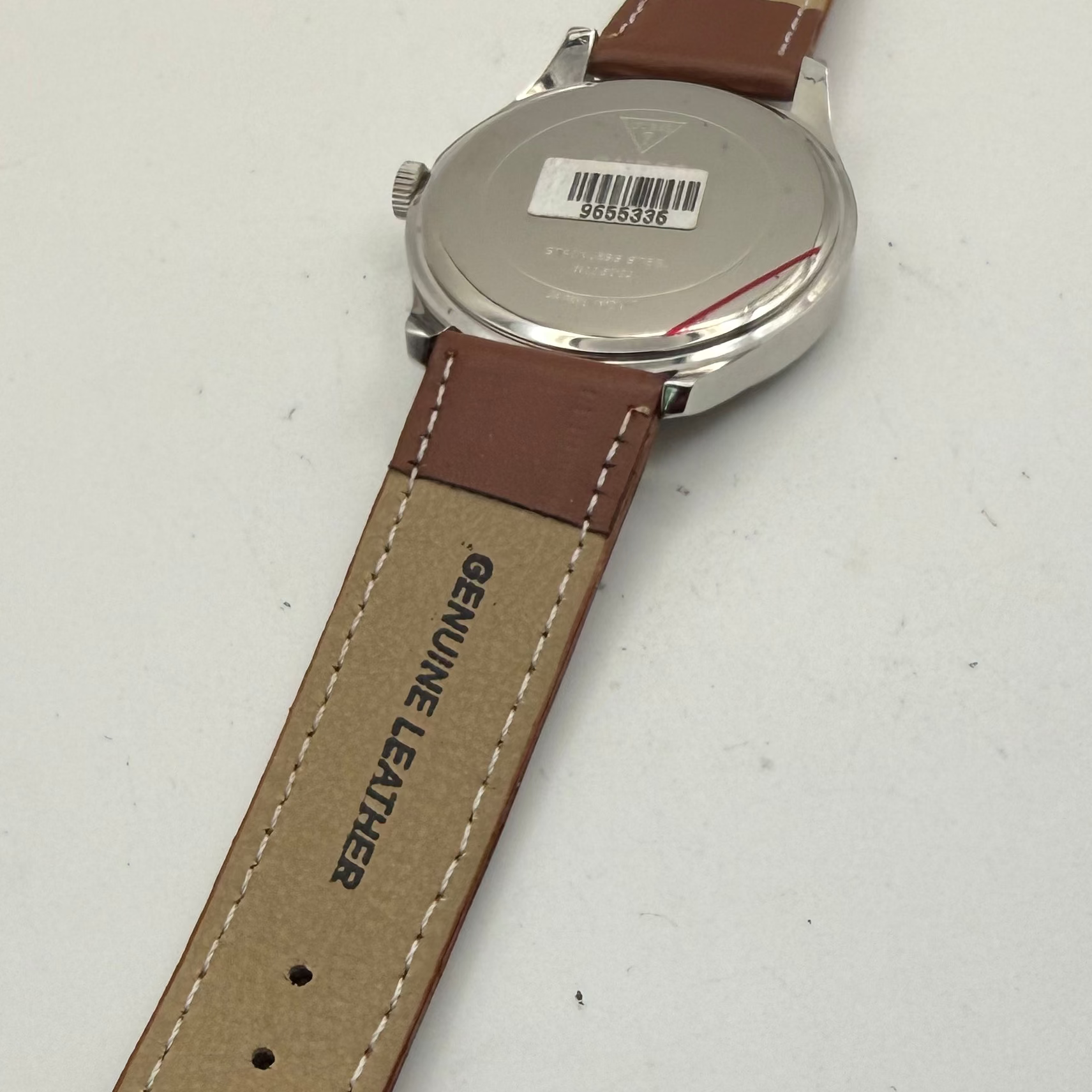 GUESS Classic Multi-Dial Watch – 42mm – New Leather Strap – Pre-Loved- £70.00