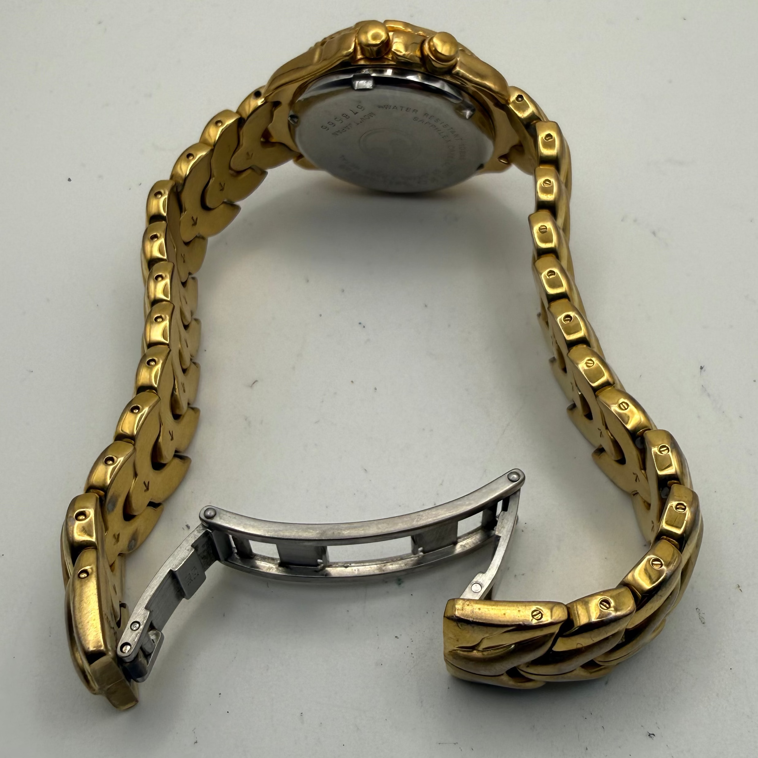 Seiko Kinetic Sports 100 3M22-0B90 Gold Tone Bracelet Watch- £180.00
