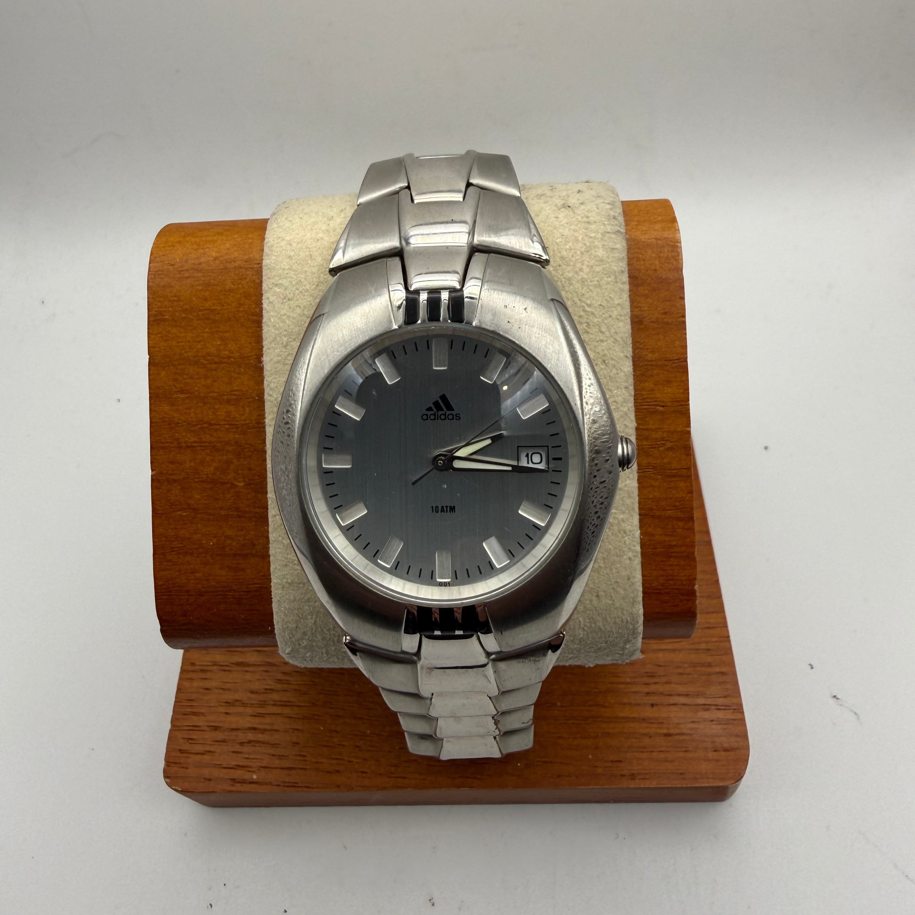 Adidas Stainless Steel Date Watch 10ATM – FULLY TESTED AND WORKING- £40.00