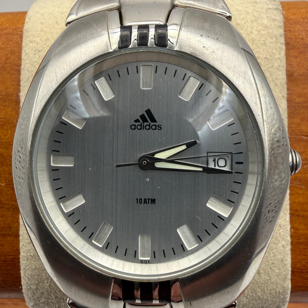 Adidas Stainless Steel Date Watch 10ATM – FULLY TESTED AND WORKING- £40.00