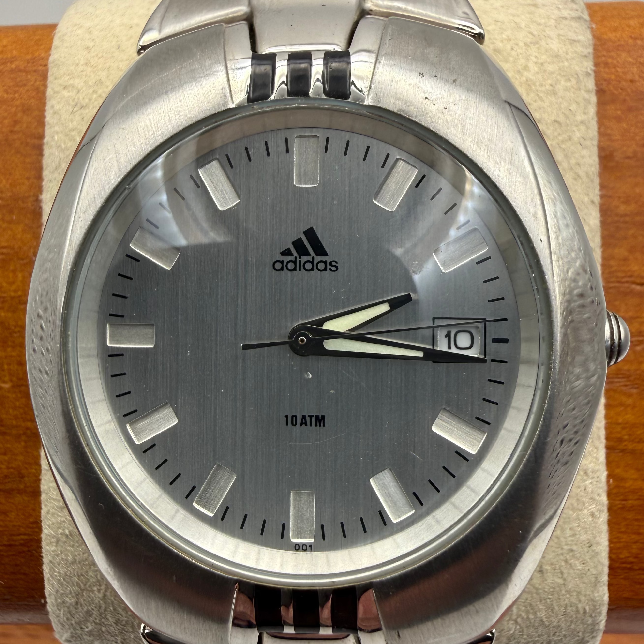 Adidas Stainless Steel Date Watch 10ATM – FULLY TESTED AND WORKING- £40.00