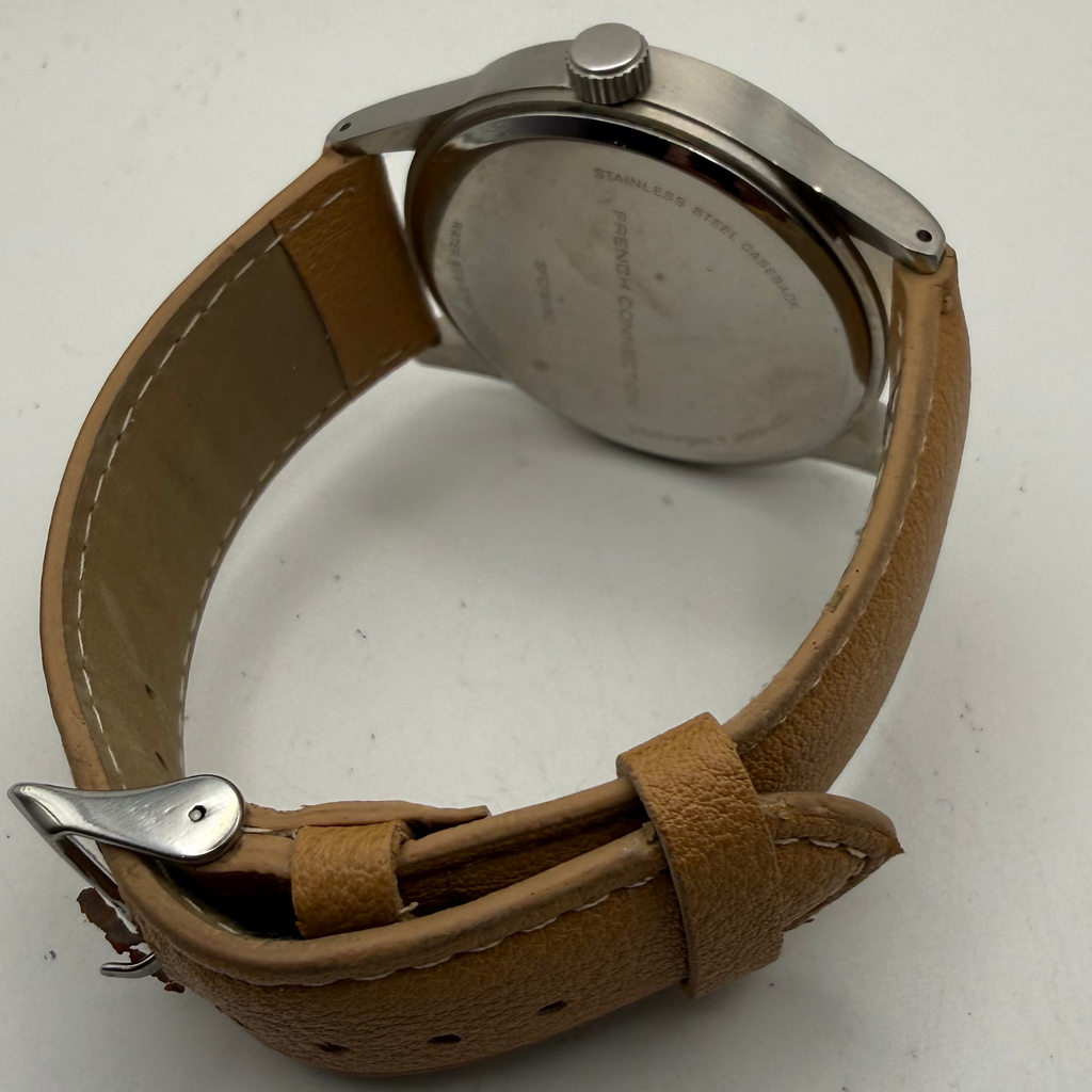 French Connection FCUK SFC101BC Black Dial Watch 46mm – FULLY TESTED AND WORKING- £40.00