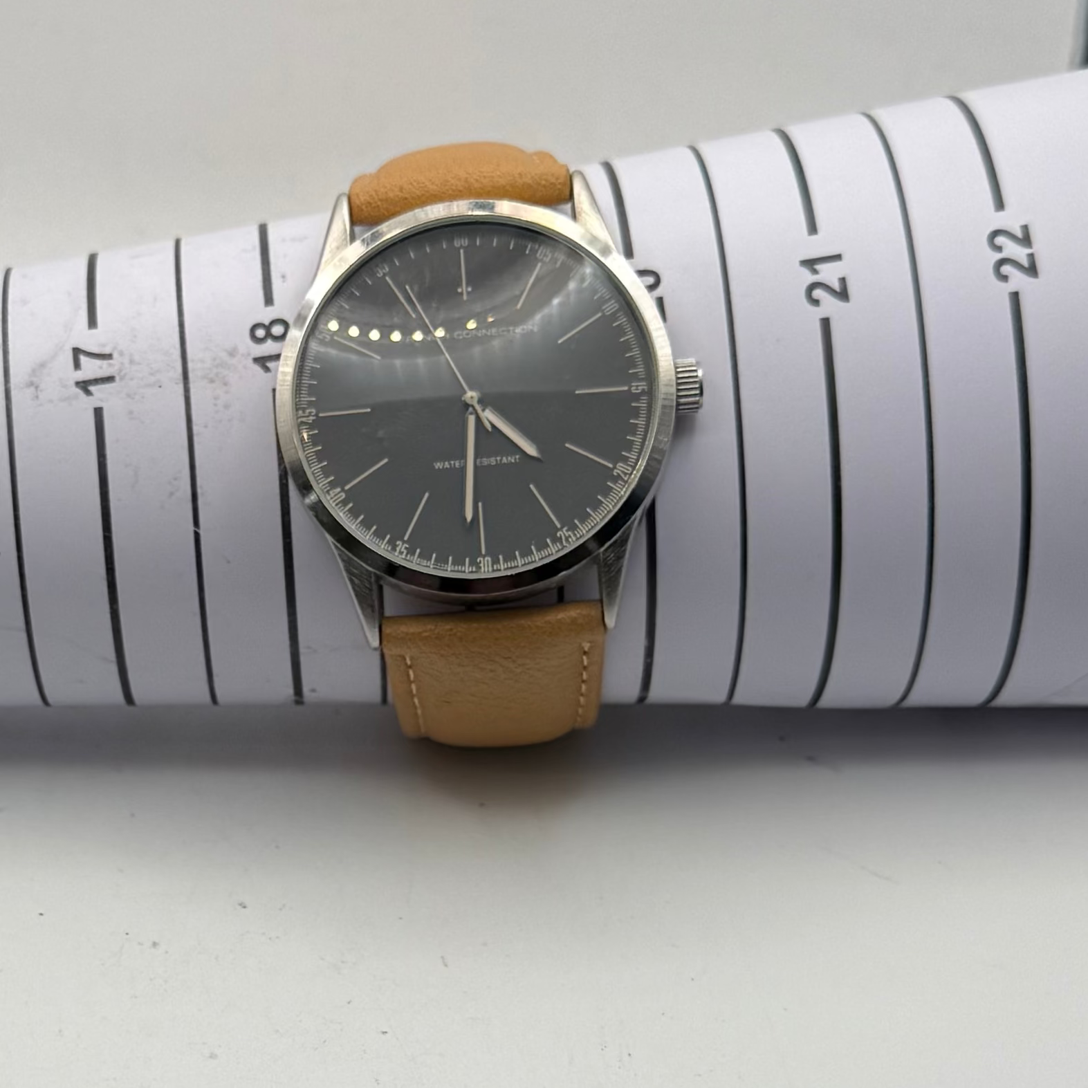 French Connection FCUK SFC101BC Black Dial Watch 46mm – FULLY TESTED AND WORKING- £40.00