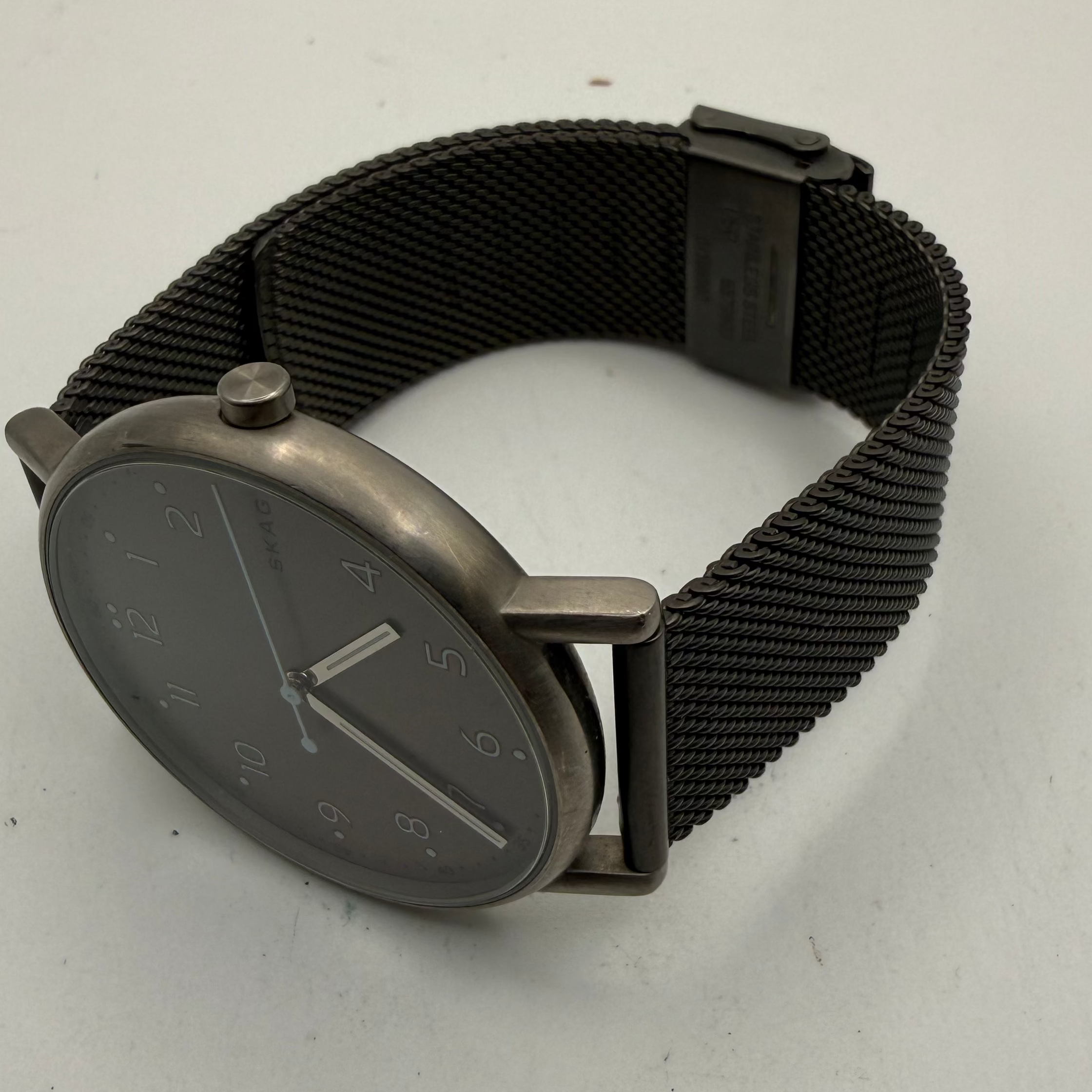 Skagen Signatur Titanium SKW6354 Grey Dial Mesh Watch 41.5mm – FULLY TESTED- £60.00