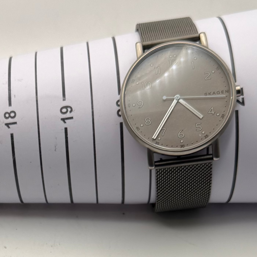 Skagen Signatur Titanium SKW6354 Grey Dial Mesh Watch 41.5mm – FULLY TESTED- £60.00