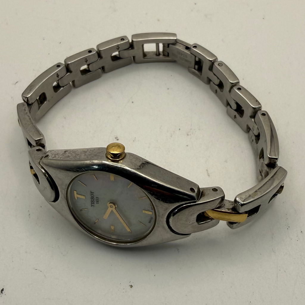 Tissot 1853 Ladies Mother Of Pearl Dial Bracelet Watch 25mm FULLY TESTED AND WORKING- £130.00