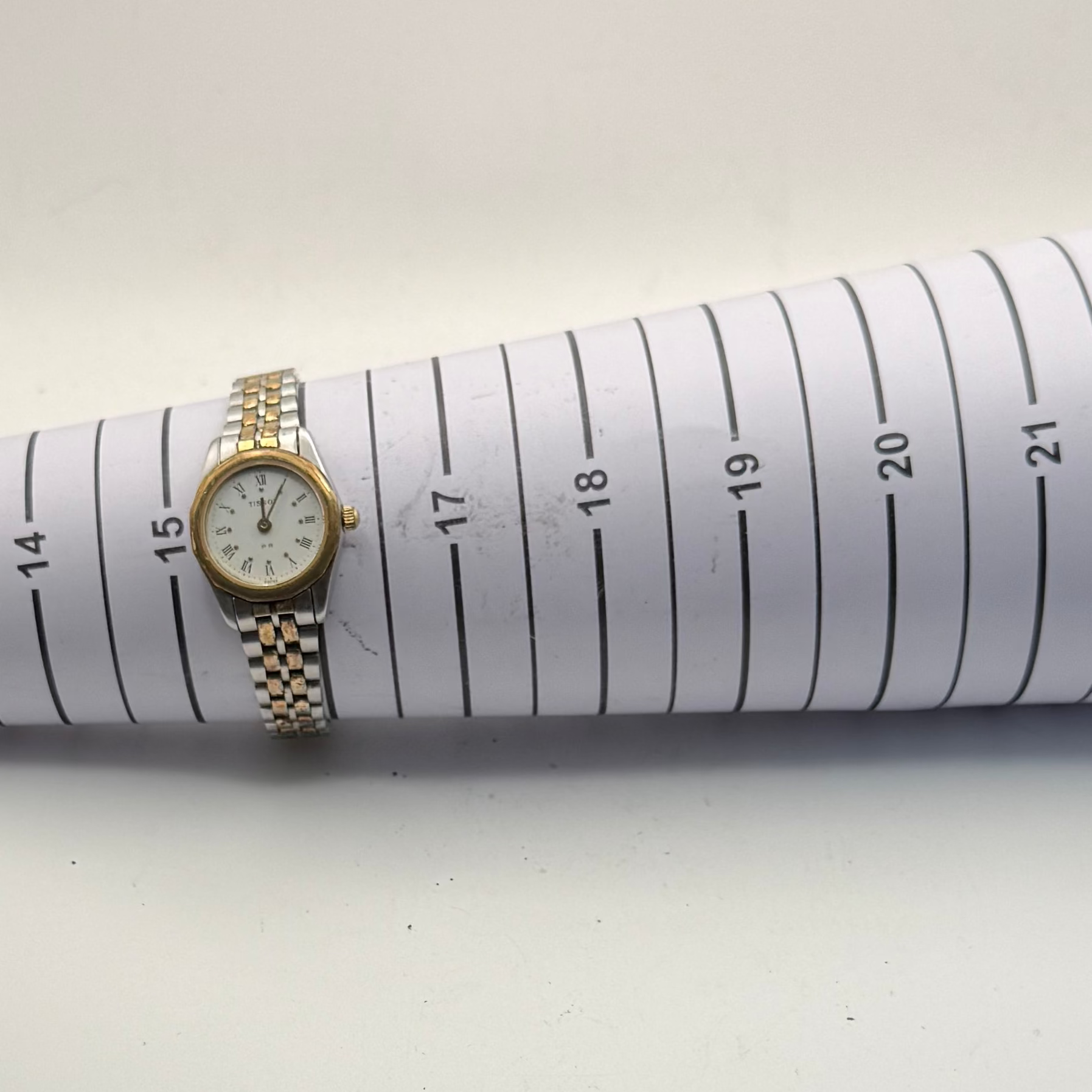 Tissot PR Ladies Two Tone Bracelet Watch 24mm FULLY TESTED AND WORKING- £90.00