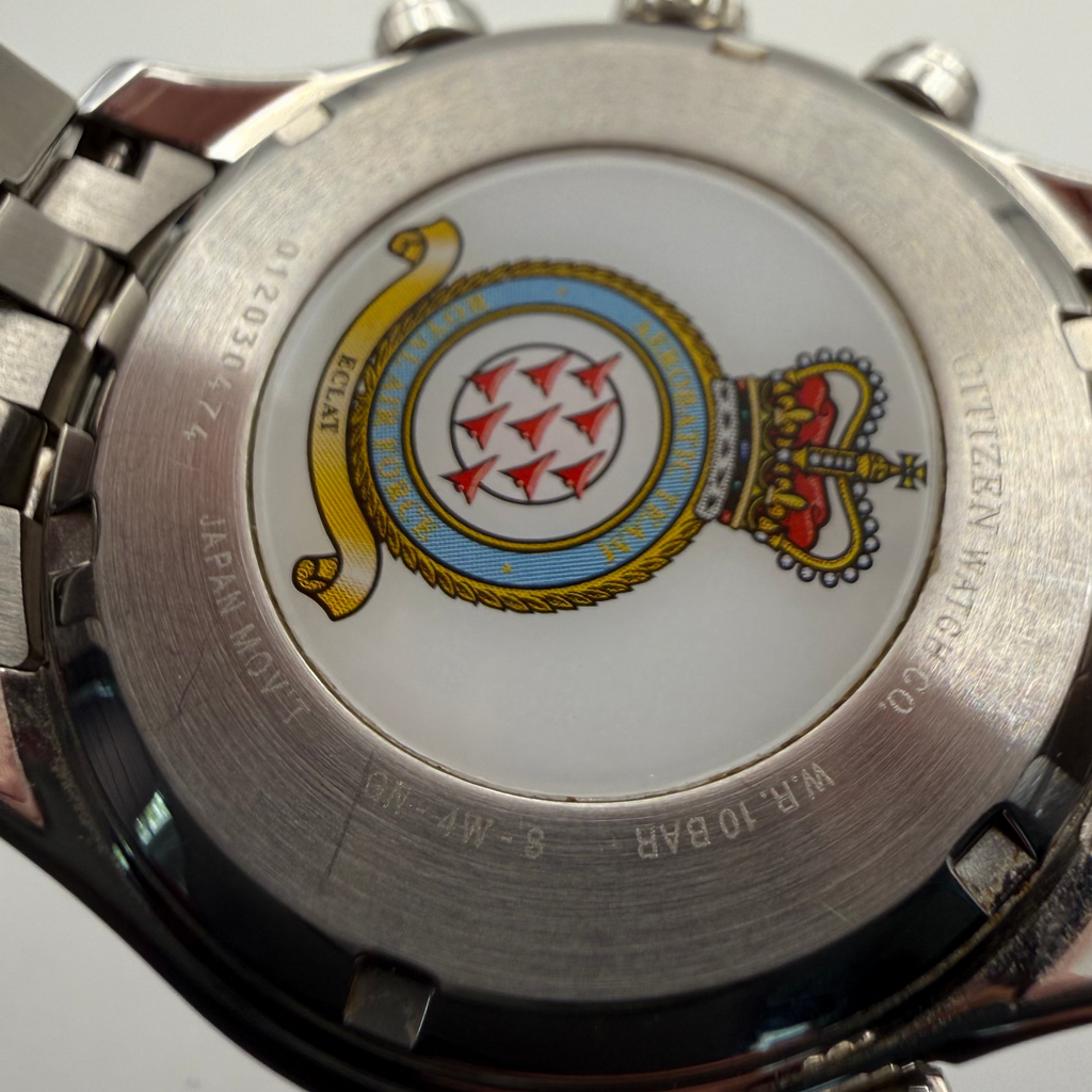Citizen Eco-Drive Royal Air Force Red Arrows World Time Chronograph WR100 Full Set- £300.00