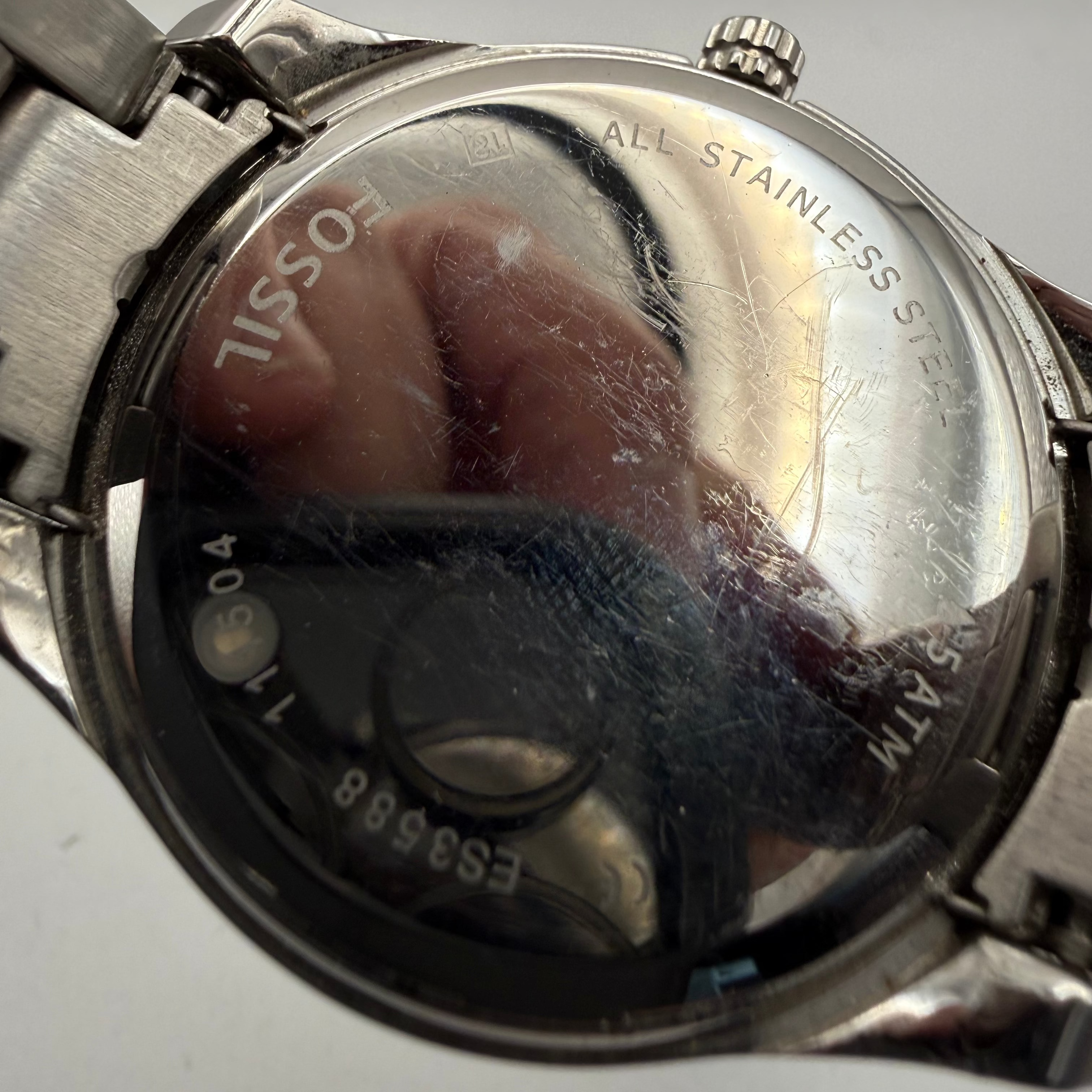 Fossil Ladies Crystal Bezel Multifunction Watch (Fully Tested and Working)- £40.00