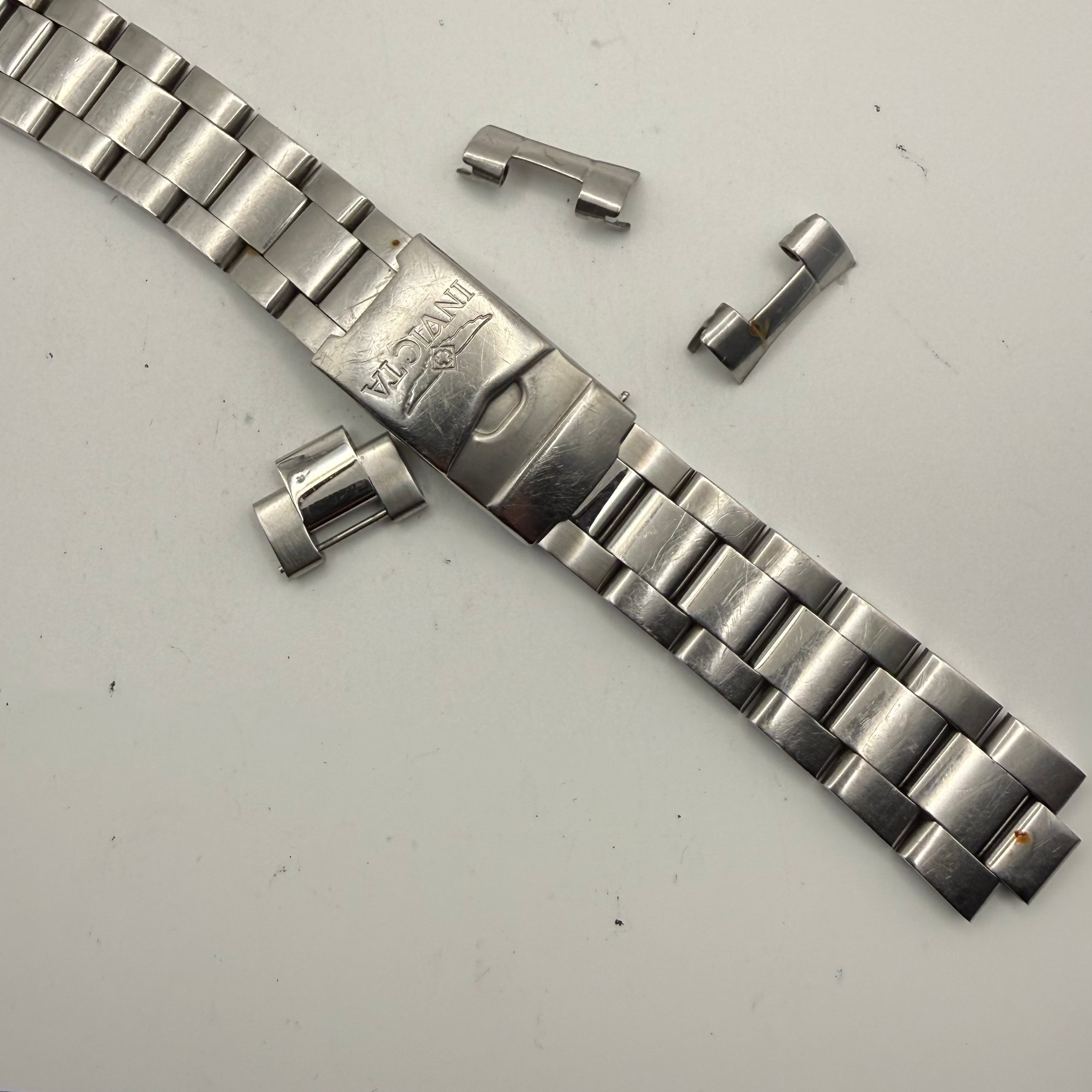 Invicta Original 20mm Stainless Steel Watch Bracelet Strap Link Set (Pre-Loved)- £15.00