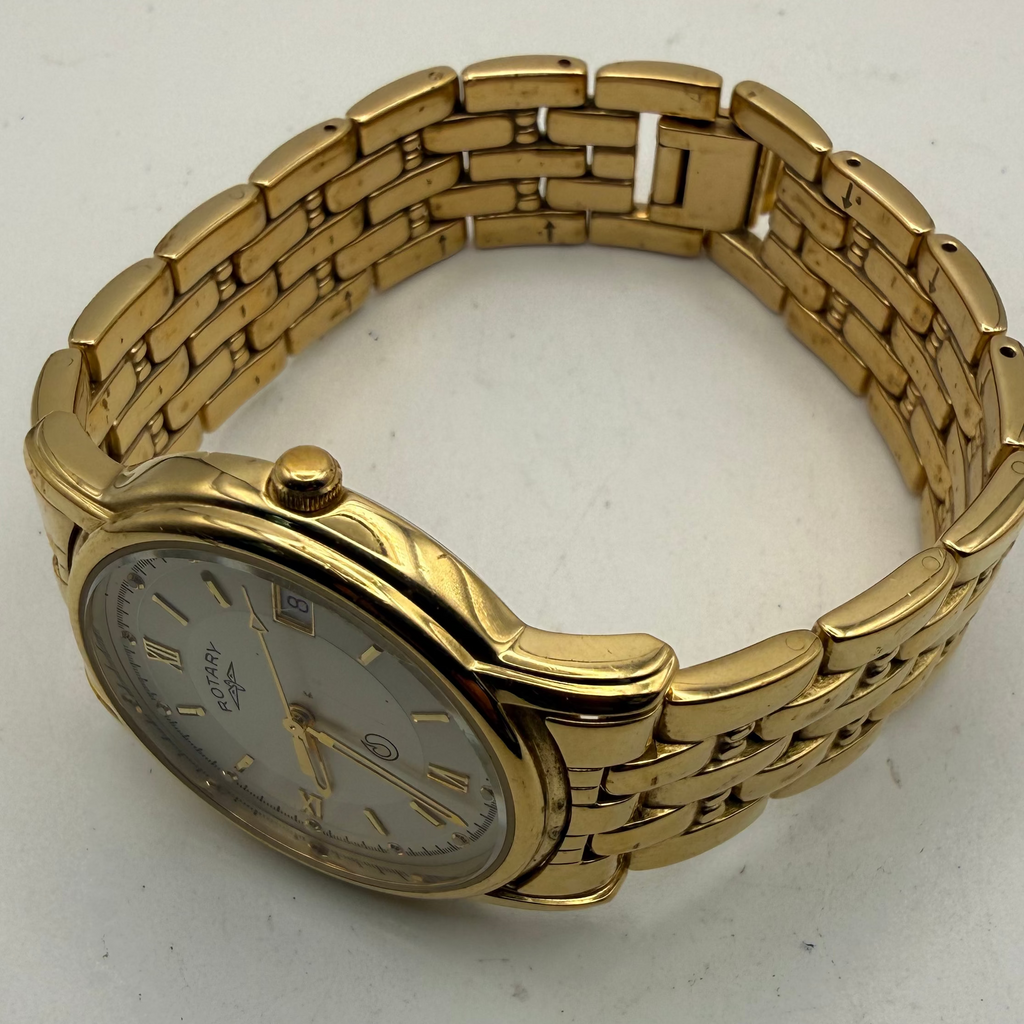 Rotary Anniversary Gold Tone Watch (Fully Tested and Working)- £60.00