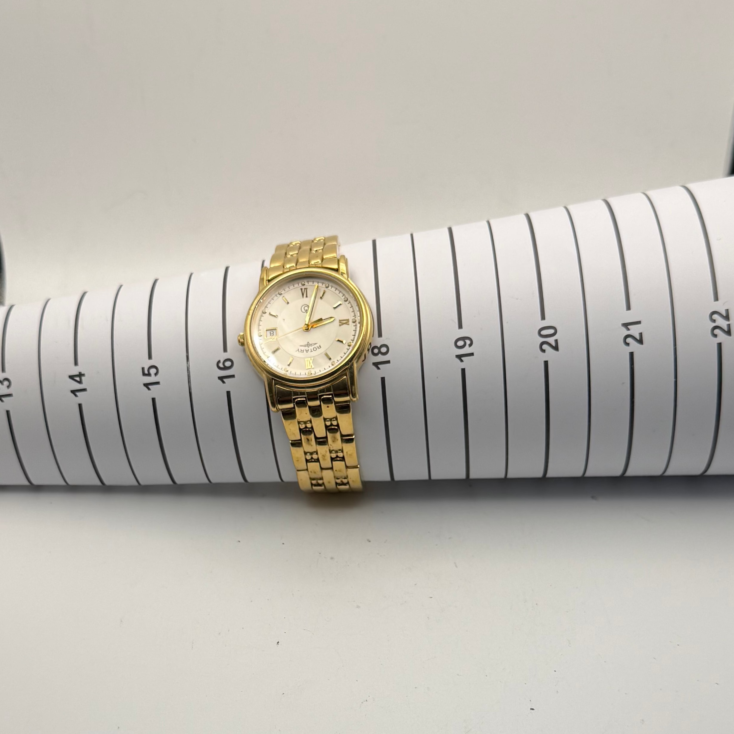 Rotary Anniversary Gold Tone Watch (Fully Tested and Working)- £60.00