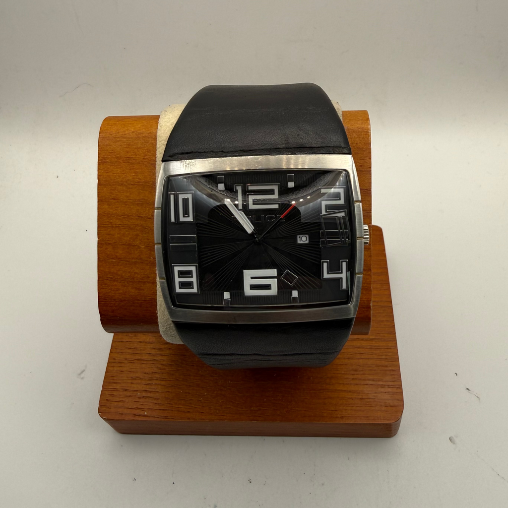 Police Oversize Rectangular Dress Watch Model 13936J (Fully Tested and Working)- £50.00