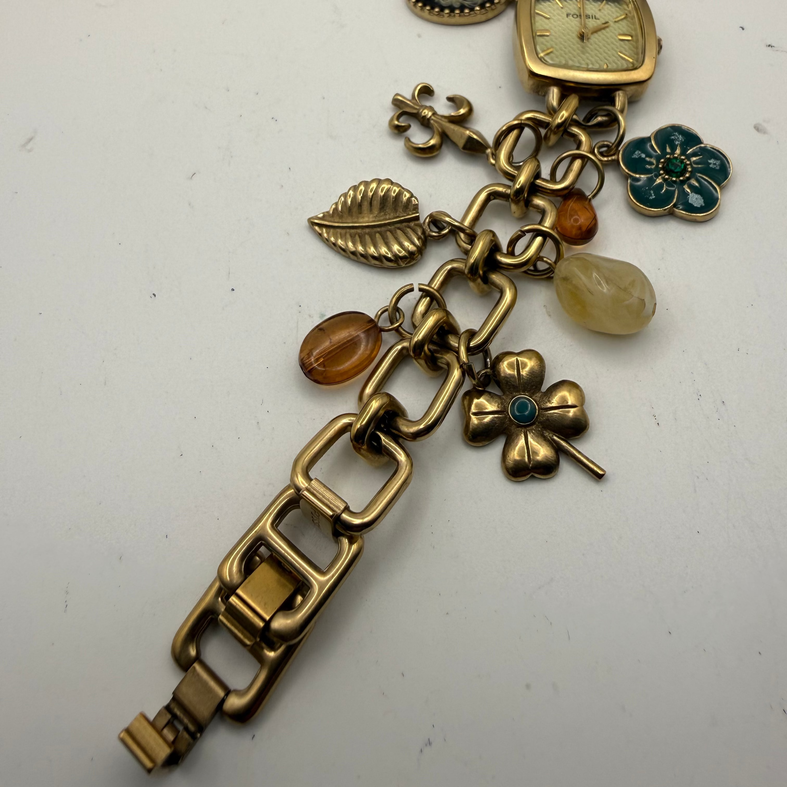 Fossil Ladies Charm Bracelet Watch (Fully Tested and Working)- £40.00