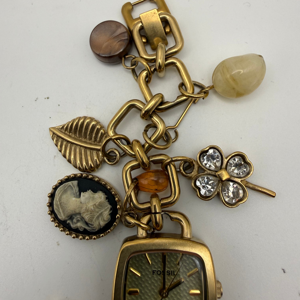 Fossil Ladies Charm Bracelet Watch (Fully Tested and Working)- £40.00