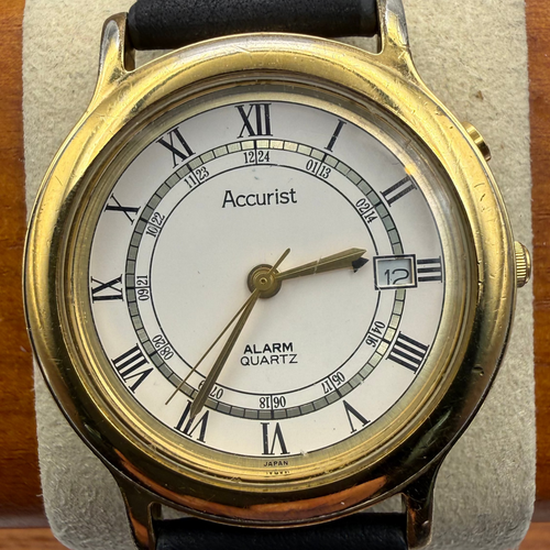 Accurist Alarm Quartz Vintage Dress Watch (Fully Tested and Working)- £50.00