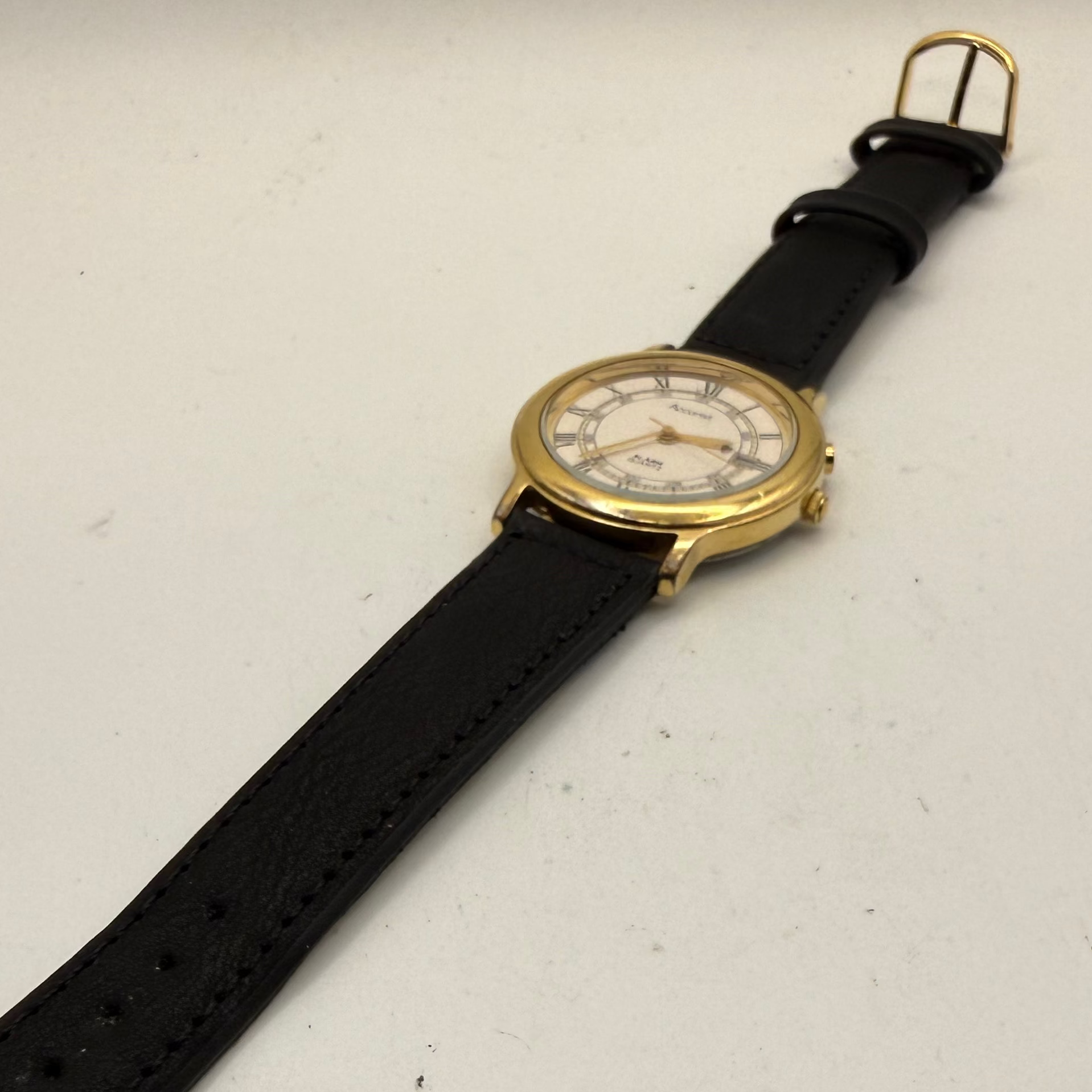 Accurist Alarm Quartz Vintage Dress Watch (Fully Tested and Working)- £50.00