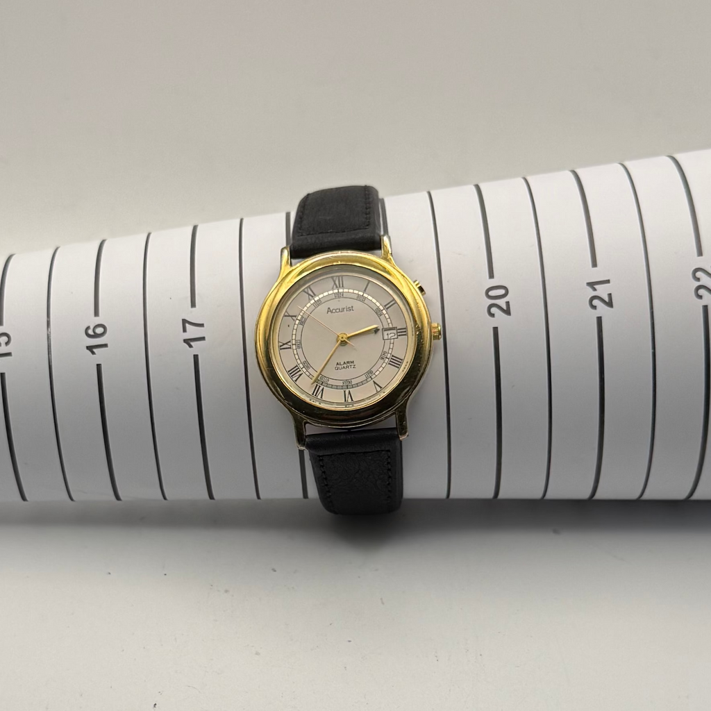 Accurist Alarm Quartz Vintage Dress Watch (Fully Tested and Working)- £50.00