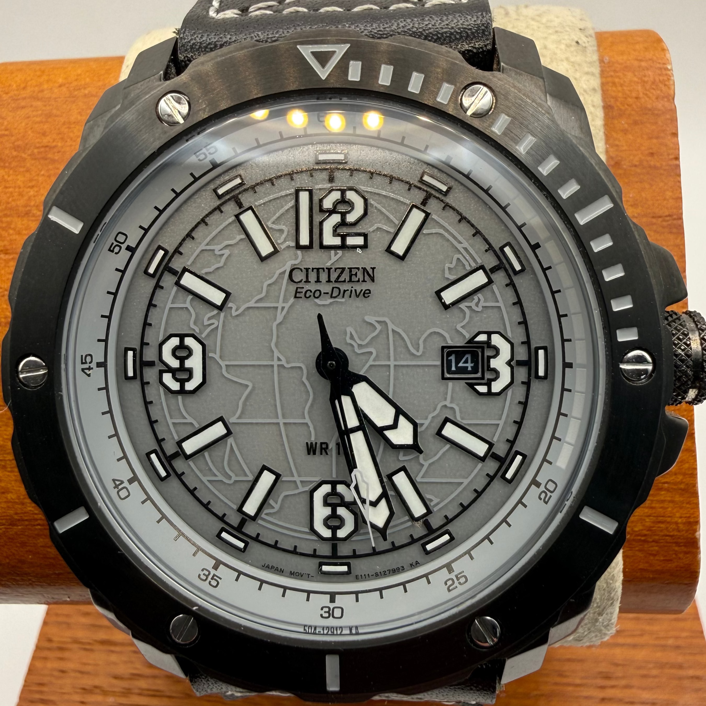 Citizen Eco-Drive GN-4W-S “World Map” Oversize – Full Set – 50mm- £180.00