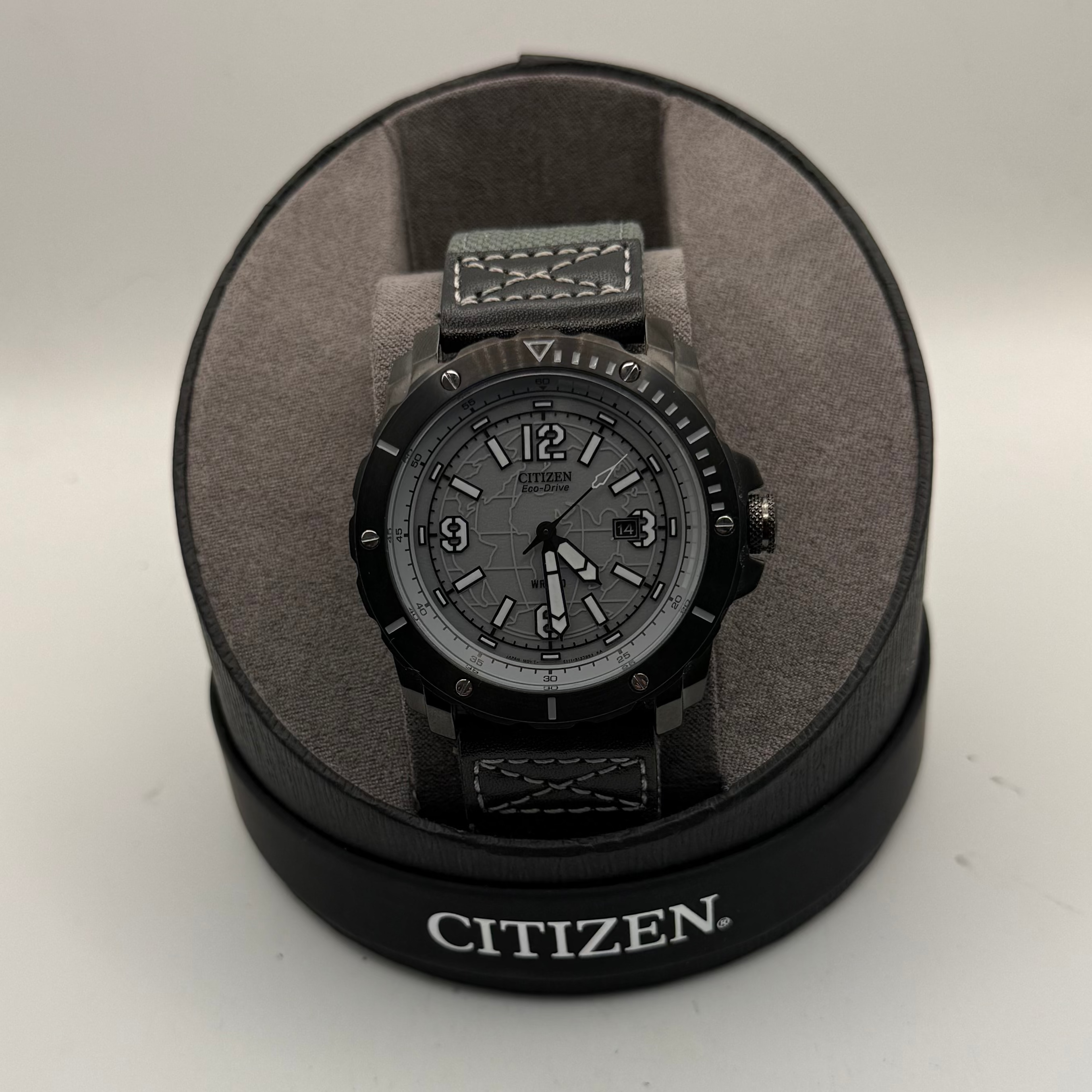 Citizen Eco-Drive GN-4W-S “World Map” Oversize – Full Set – 50mm- £180.00