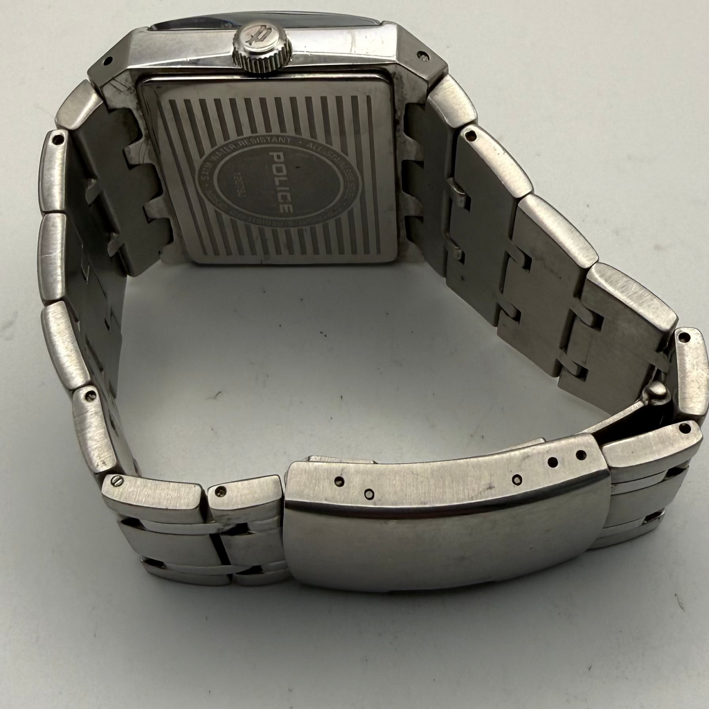 Police Oversized Rectangular Designer Watch (Fully Tested and Working)- £70.00