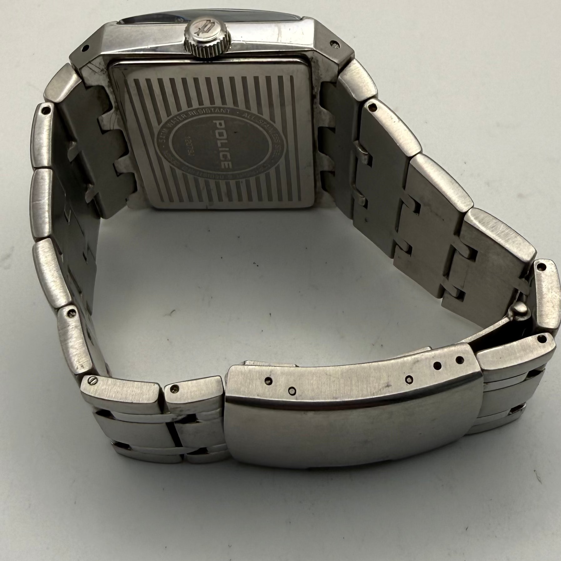 Police Oversized Rectangular Designer Watch (Fully Tested and Working)- £70.00