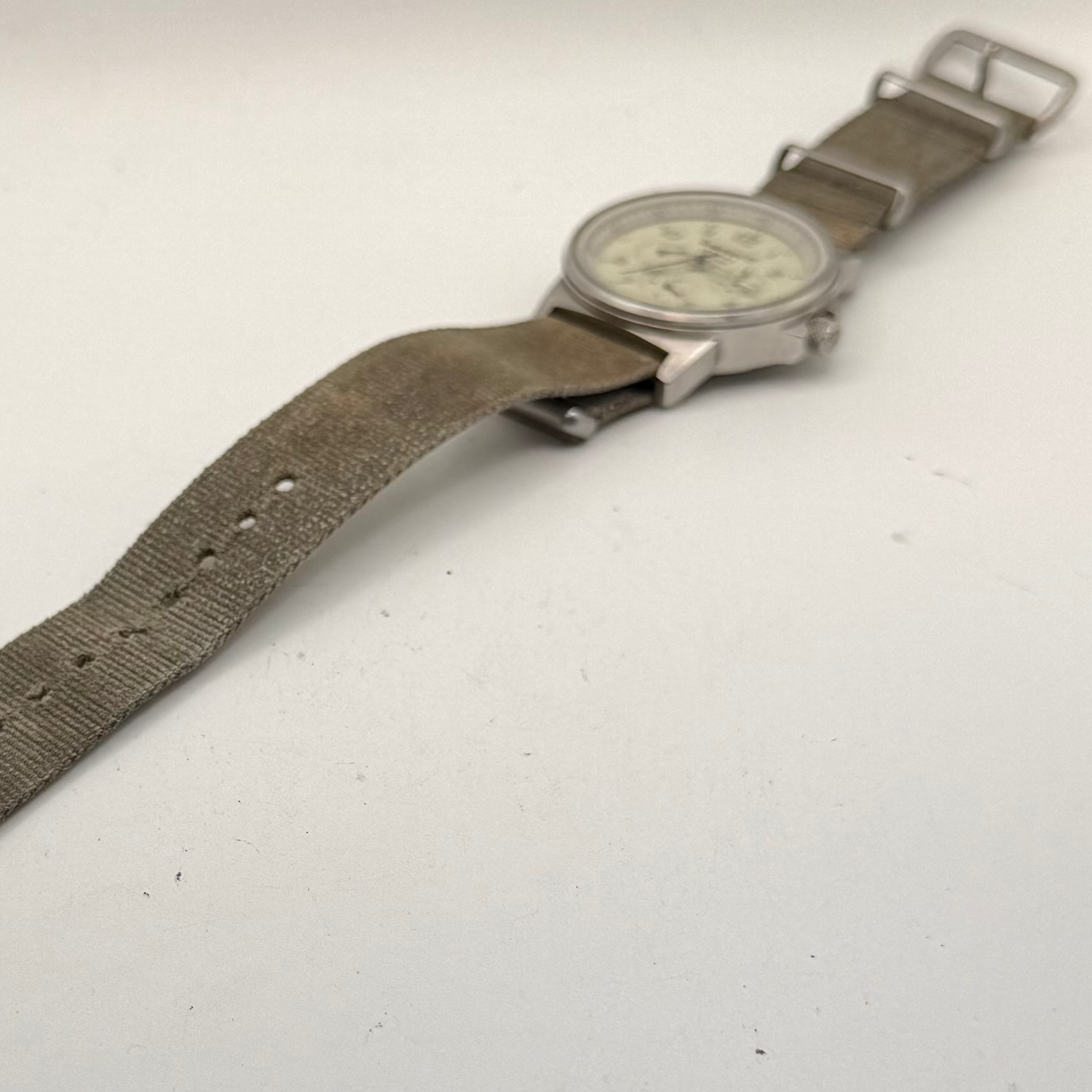 Timberland Steel 100M Multi Dial Mens Watch – Oversized Canvas Strap Adventure Watch- £70.00