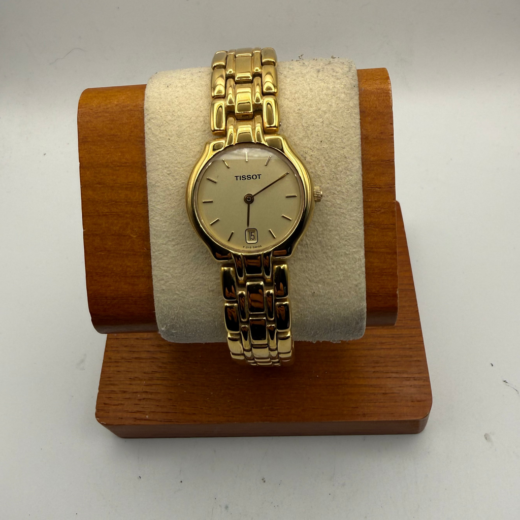 Tissot F218 Swiss Ladies Gold Tone Dress Watch – Elegant Classic Styling- £170.00