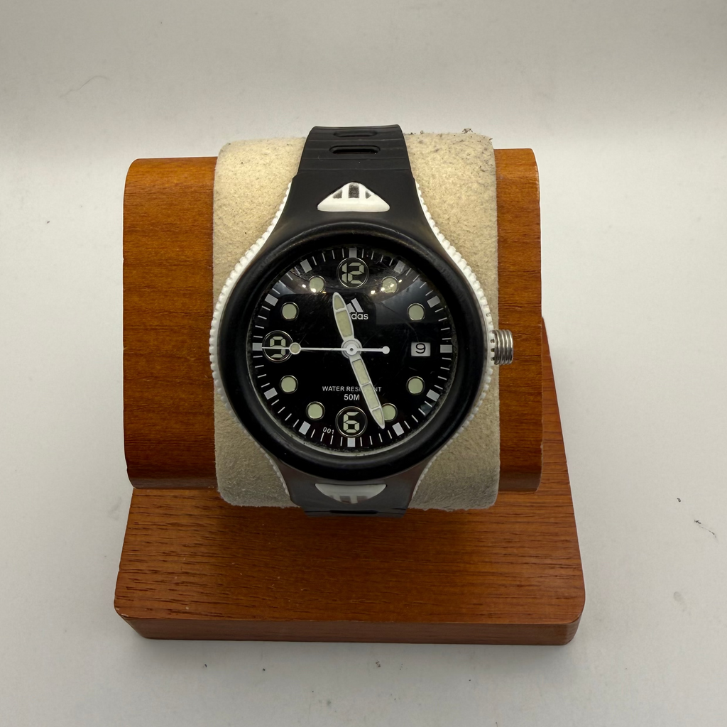 Adidas Water Resistant 50M Black Dial Sports Watch – 42mm- £25.00