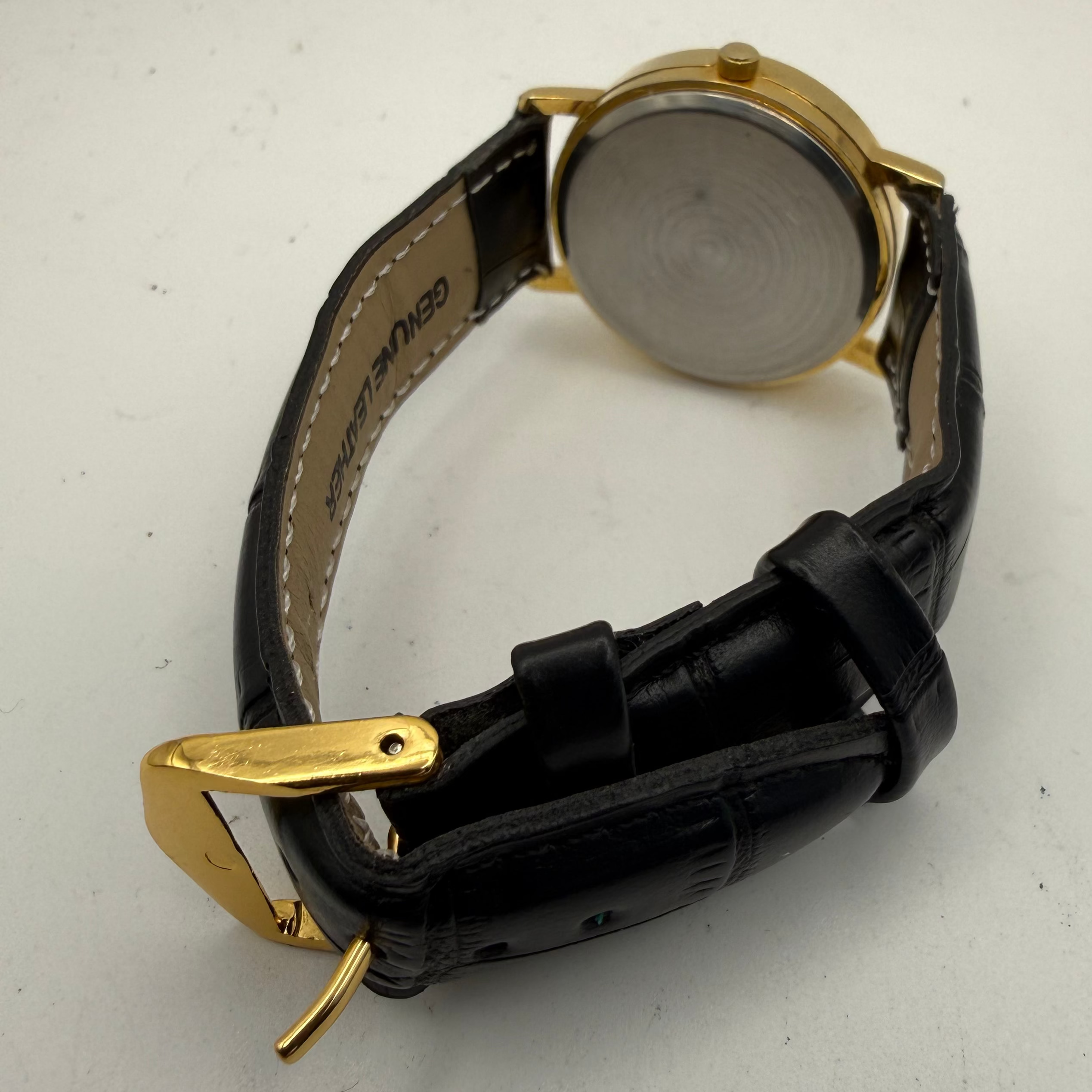 Realm Gold Tone Dress Watch Quartz 36mm- £25.00