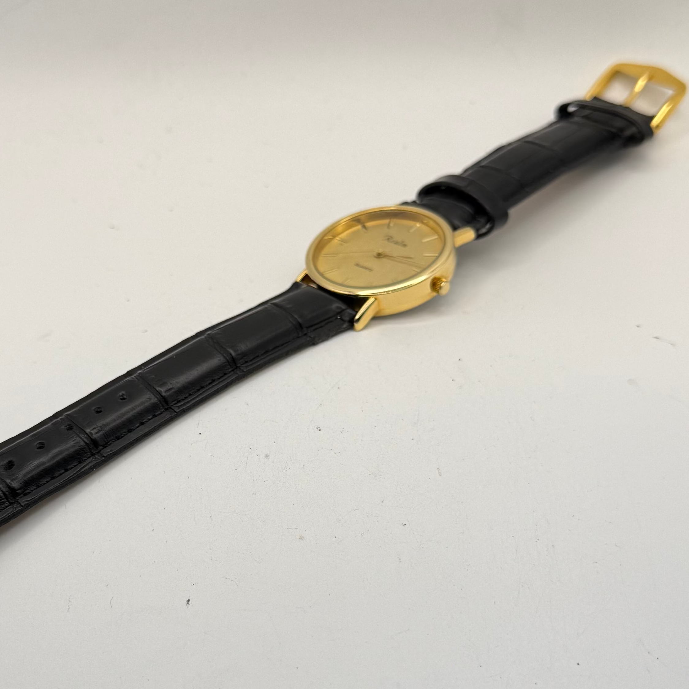 Realm Gold Tone Dress Watch Quartz 36mm- £25.00