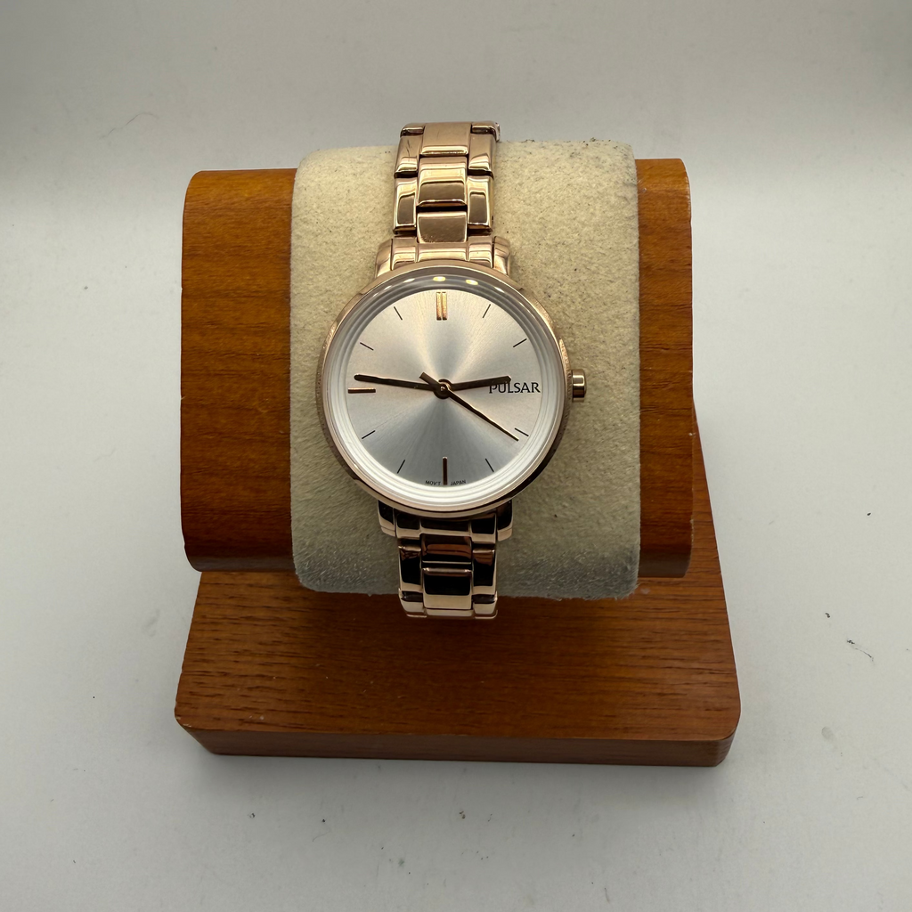 Pulsar Rose Gold Tone Ladies Dress Watch 32mm- £45.00