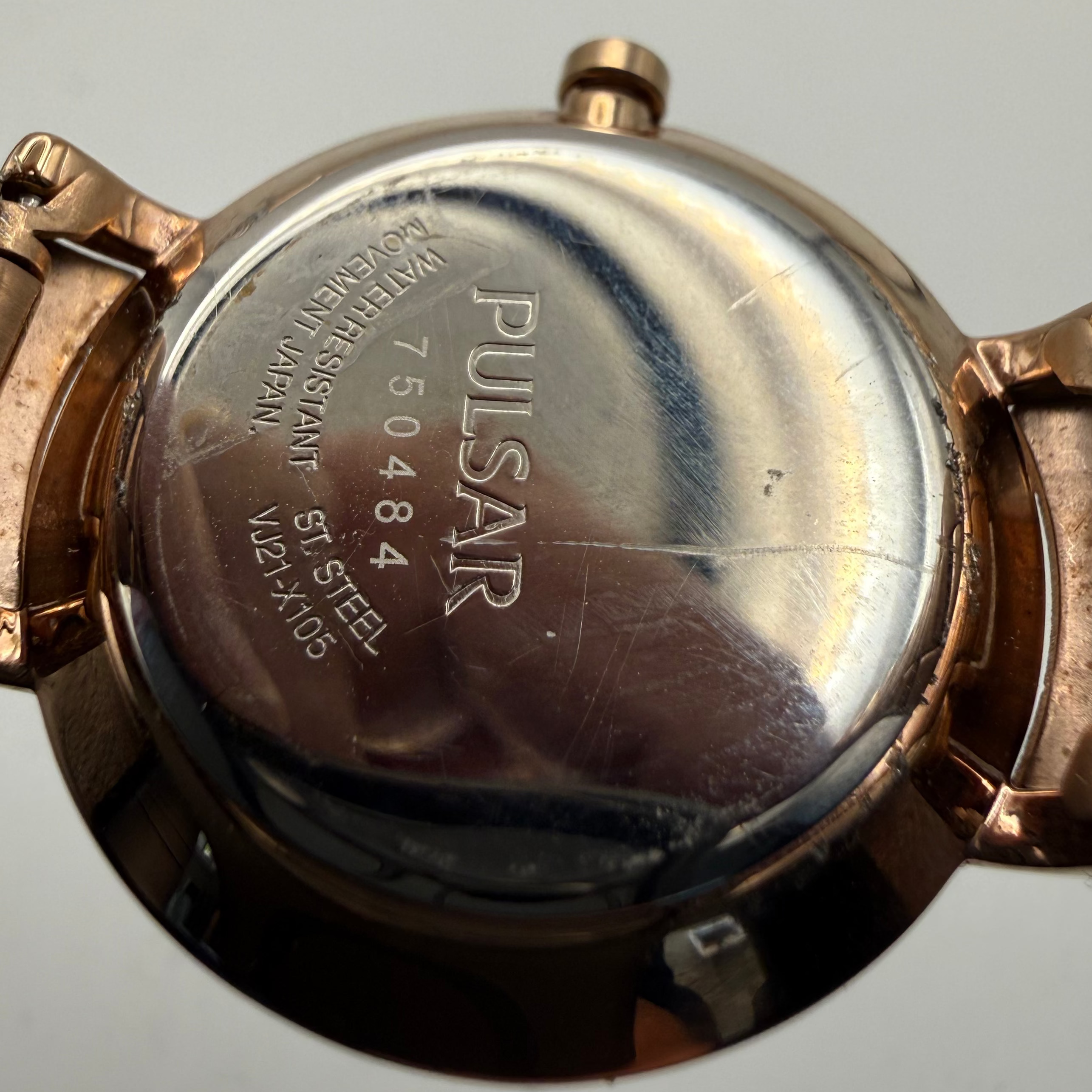 Pulsar Rose Gold Tone Ladies Dress Watch 32mm- £45.00