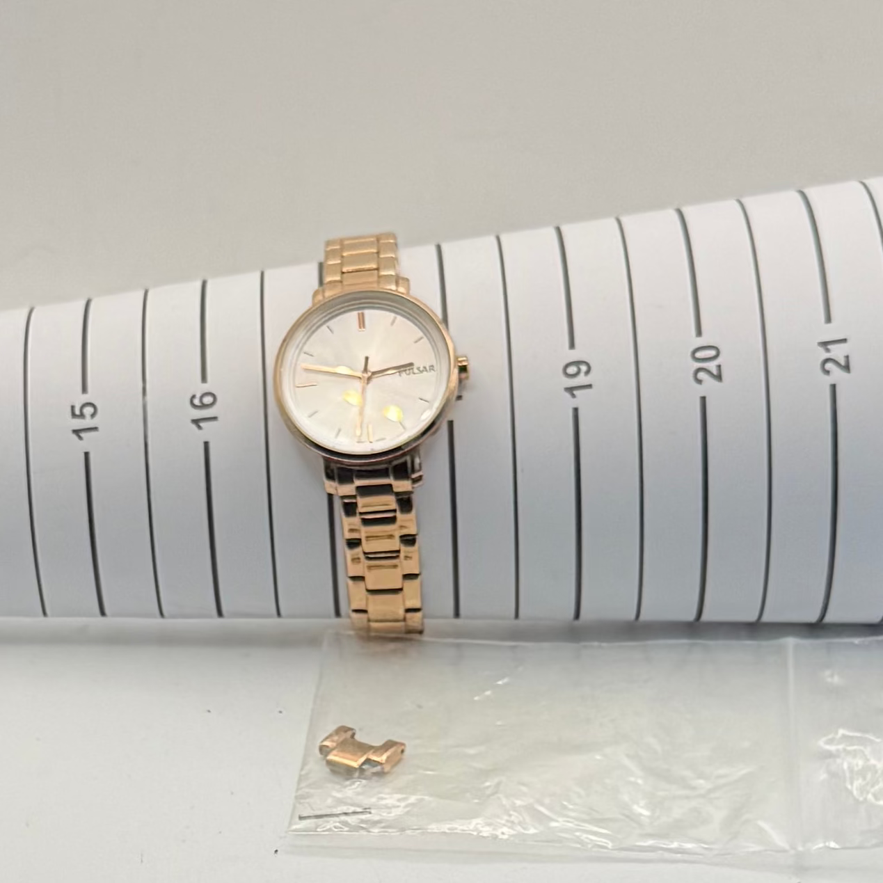 Pulsar Rose Gold Tone Ladies Dress Watch 32mm- £45.00