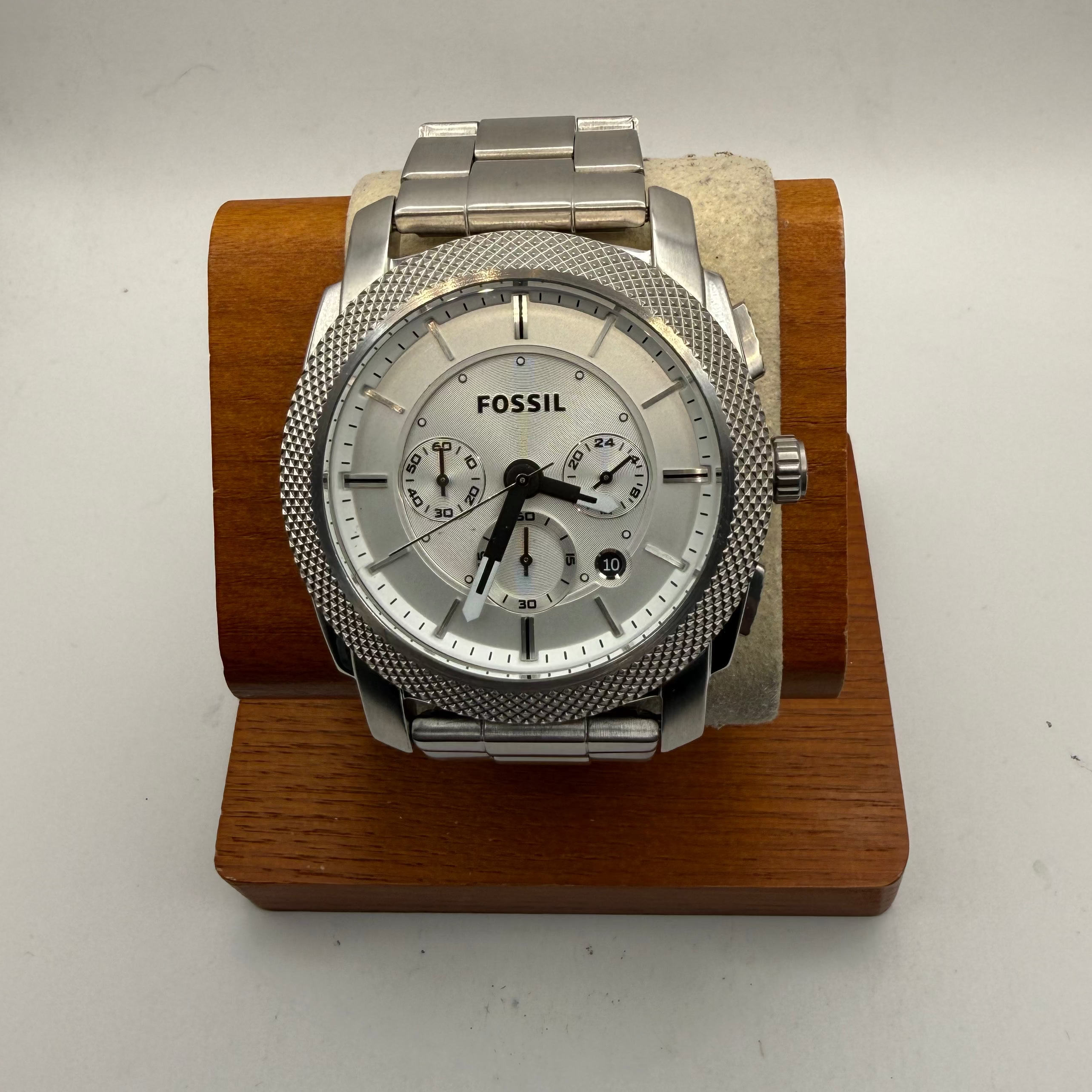 Fossil Oversized Multi Dial Stainless Steel Watch FS4663 49mm- £70.00