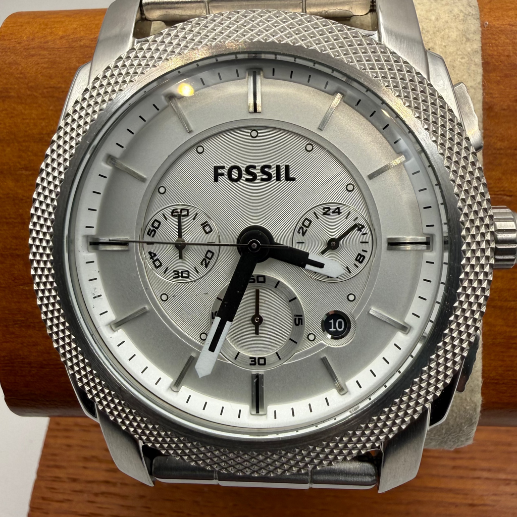 Fossil Oversized Multi Dial Stainless Steel Watch FS4663 49mm- £70.00