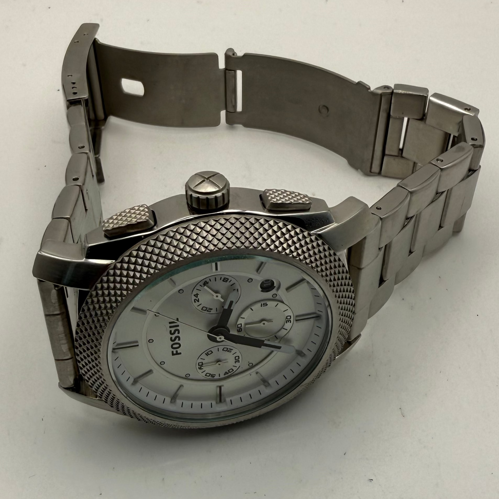 Fossil Oversized Multi Dial Stainless Steel Watch FS4663 49mm- £70.00