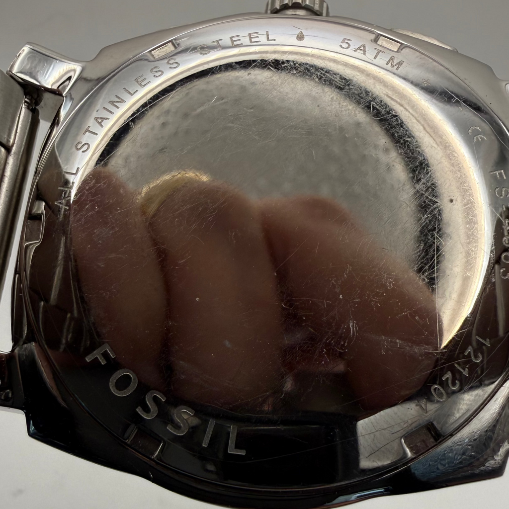 Fossil Oversized Multi Dial Stainless Steel Watch FS4663 49mm- £70.00