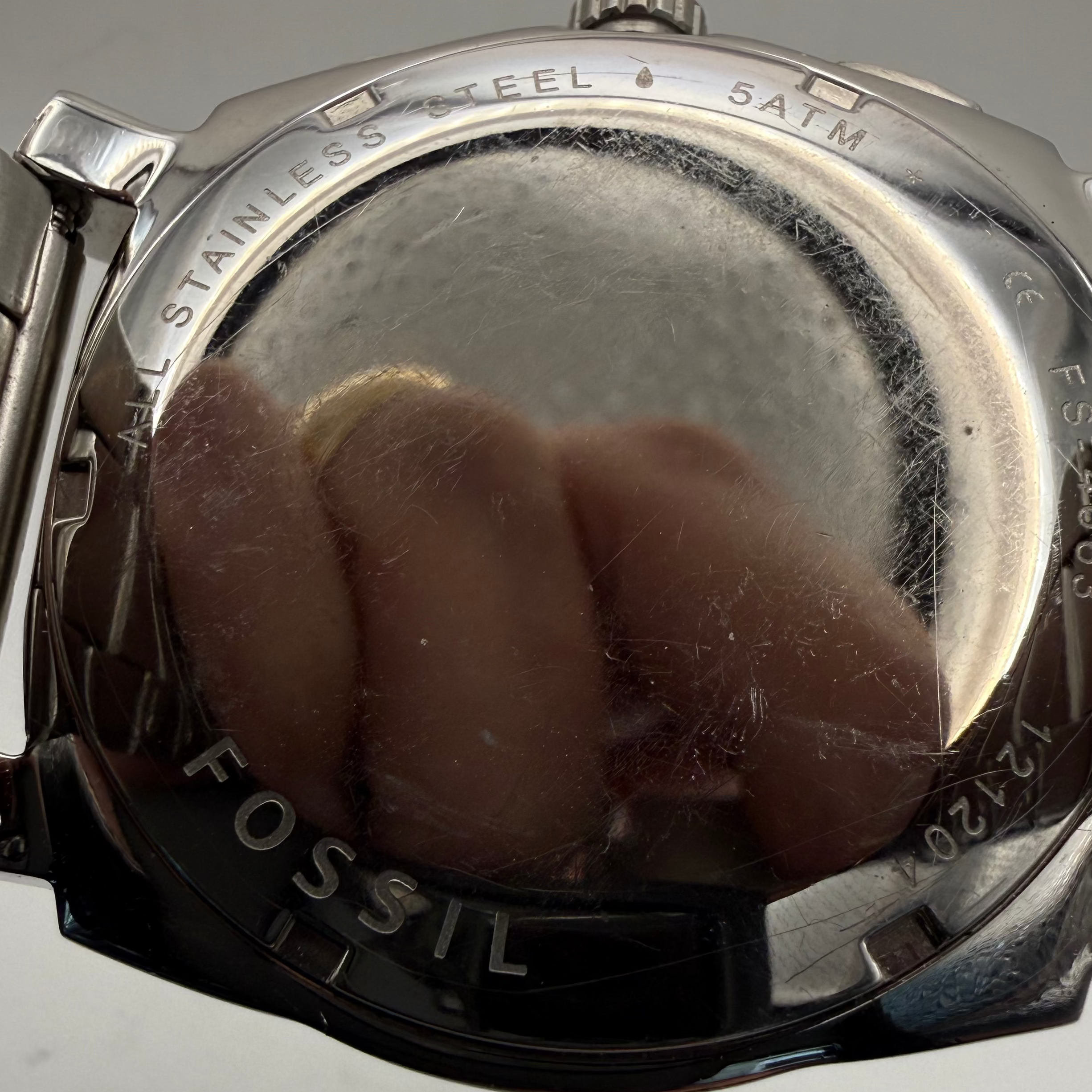 Fossil Oversized Multi Dial Stainless Steel Watch FS4663 49mm- £70.00