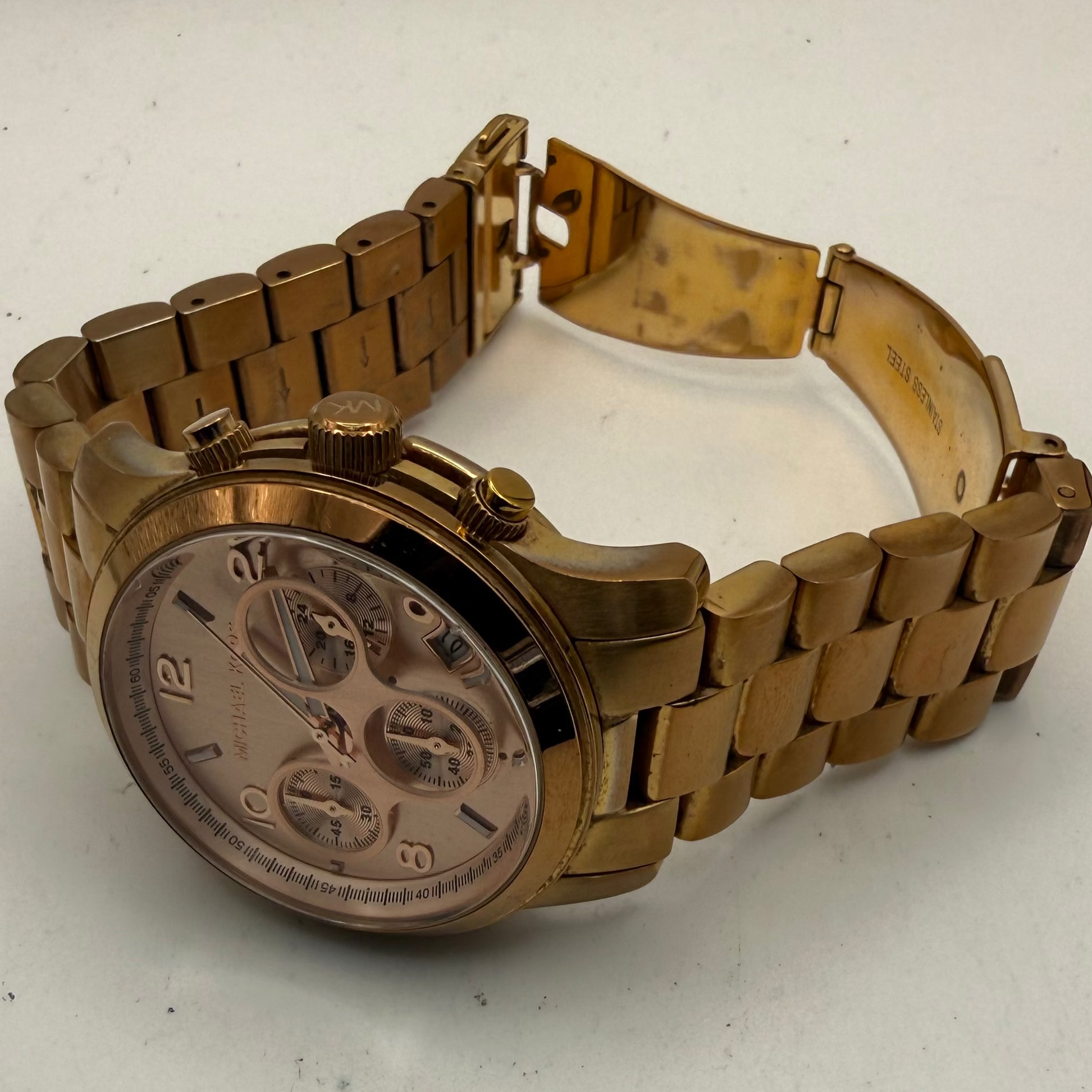 Michael Kors MK-5128 Rose Gold Chronograph Watch 40mm- £70.00