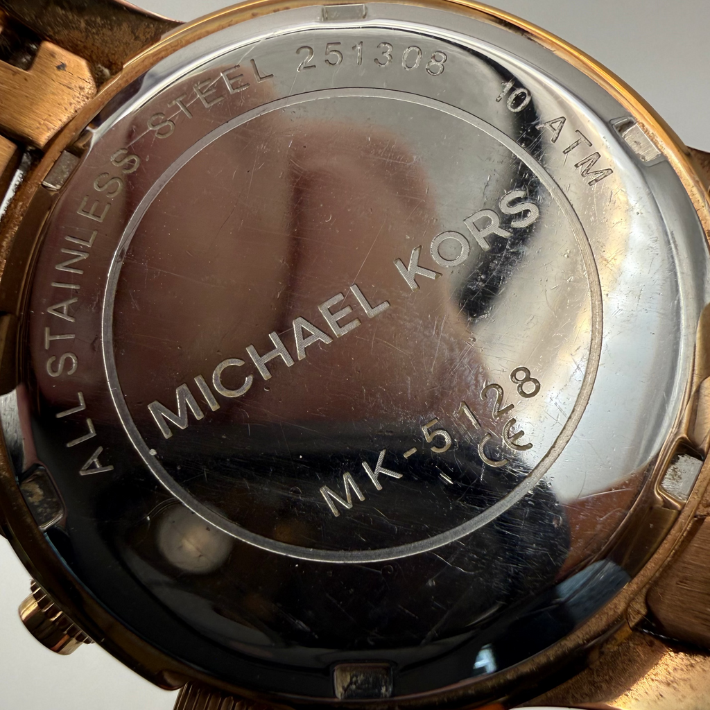 Michael Kors MK-5128 Rose Gold Chronograph Watch 40mm- £70.00