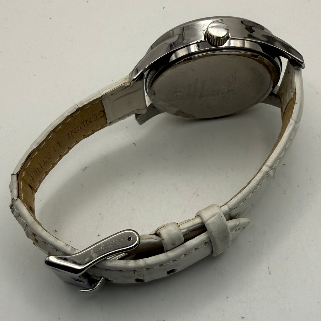 Aviator Traveller Collection AVW1719L57 Ladies Watch 41mm White Strap Date Display (Fully Tested and Working)- £40.00