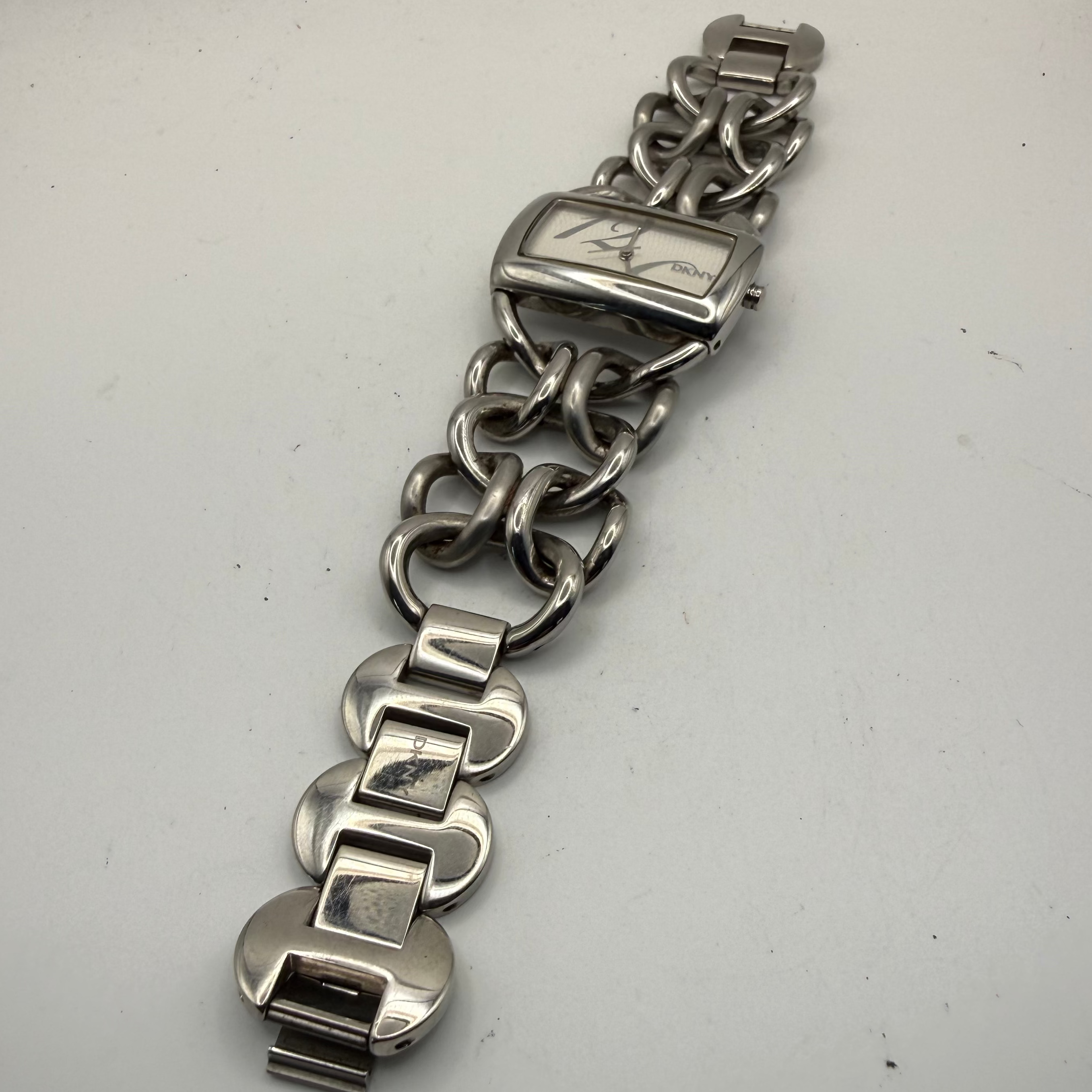 DKNY Ladies Designer Chain Bracelet Watch NY-4367 40mm (Fully Tested and Working)- £60.00