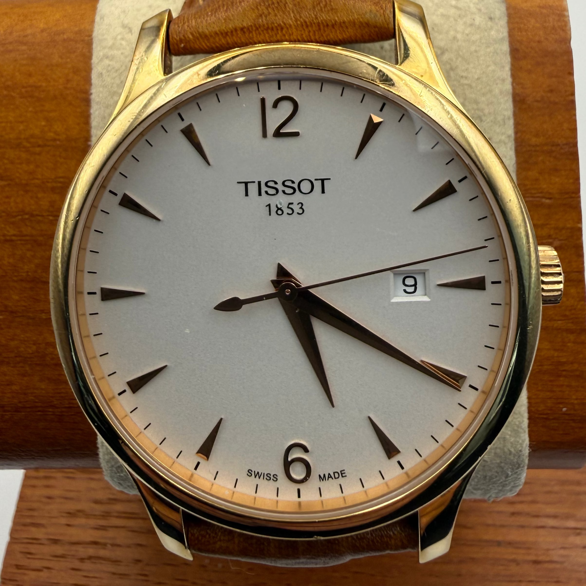 Tissot 1853 Rose Gold Tone Swiss Made Dress Watch – Sapphire Crystal – 44.5mm- £170.00