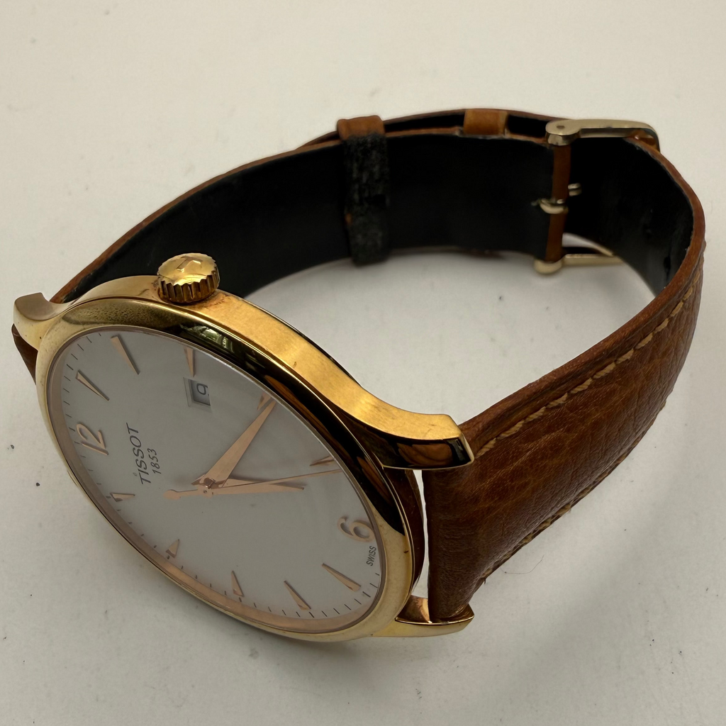 Tissot 1853 Rose Gold Tone Swiss Made Dress Watch – Sapphire Crystal – 44.5mm- £170.00