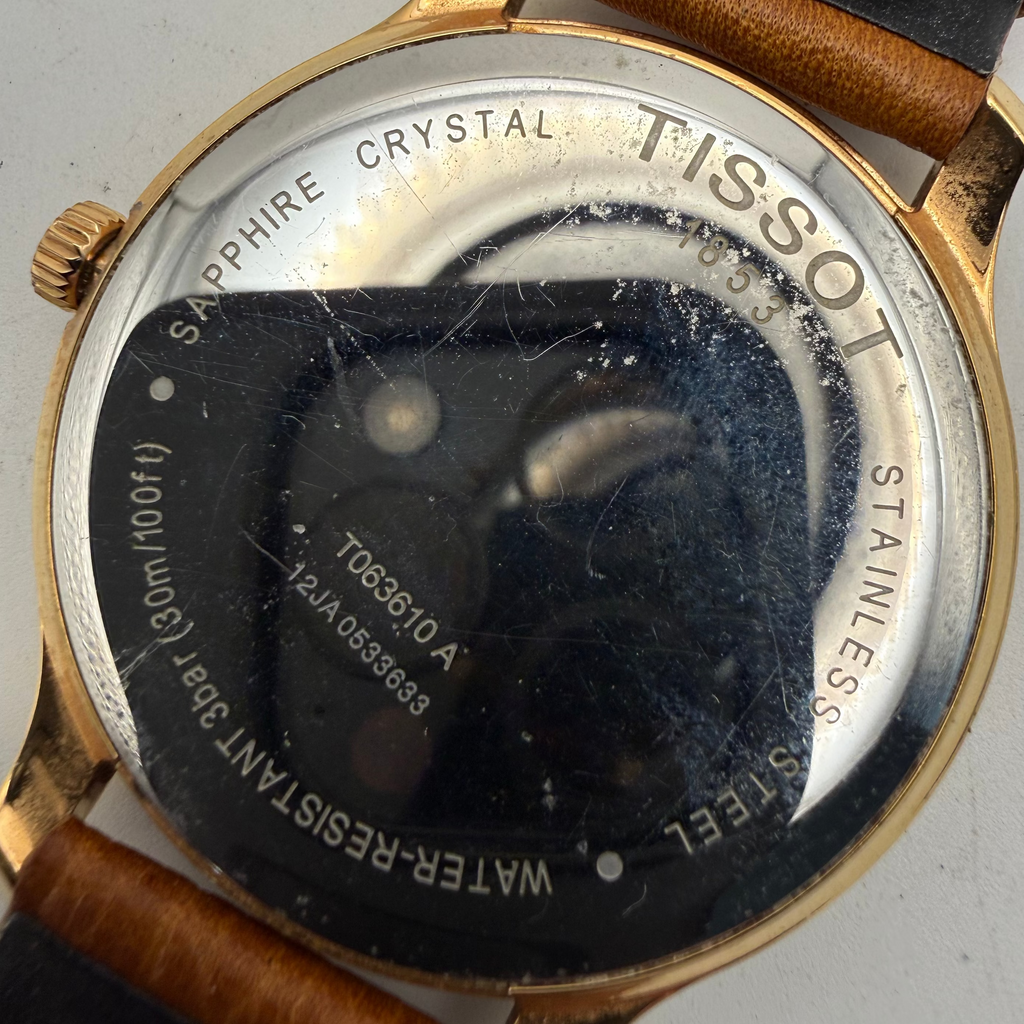 Tissot 1853 Rose Gold Tone Swiss Made Dress Watch – Sapphire Crystal – 44.5mm- £170.00